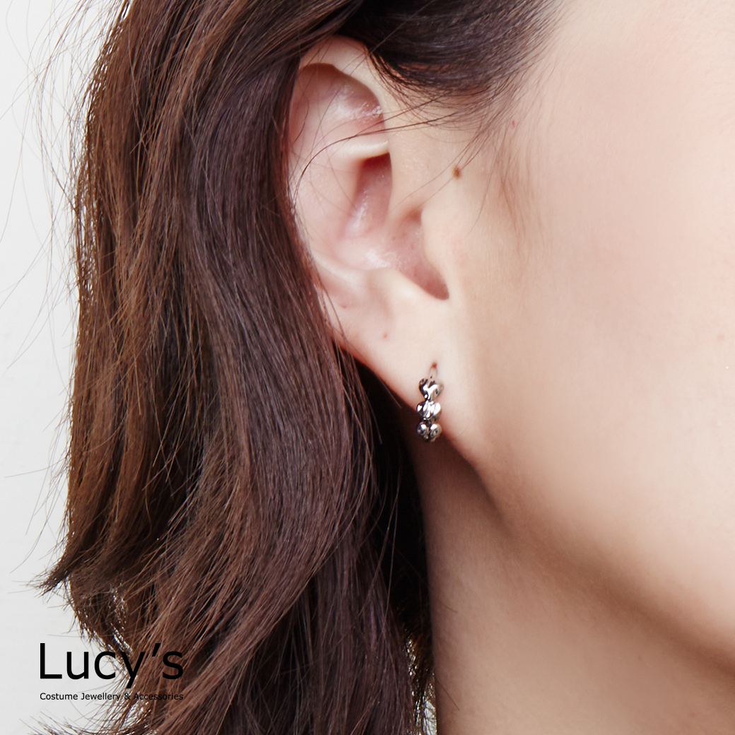 心連心 易扣耳環 (二色) (124080/124081)