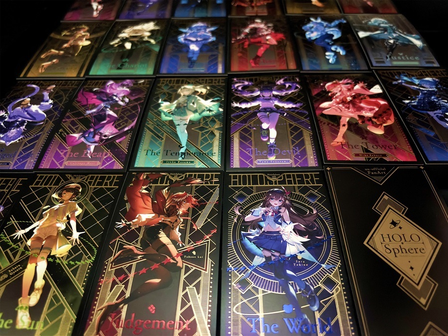 C106「同人代購」[Melonbooks代購」HOLO-SPHERE 箔押しタロットカード 大アルカナ22枚セット