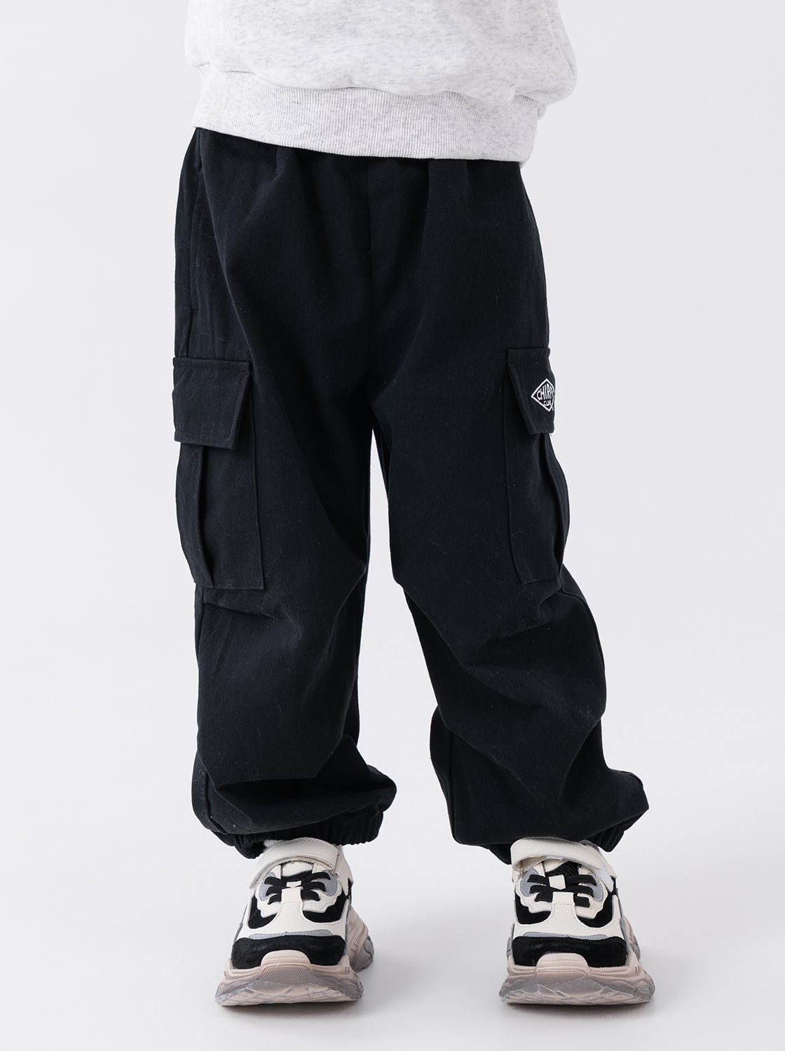 【期間限定】工作口袋傘兵褲【童裝】