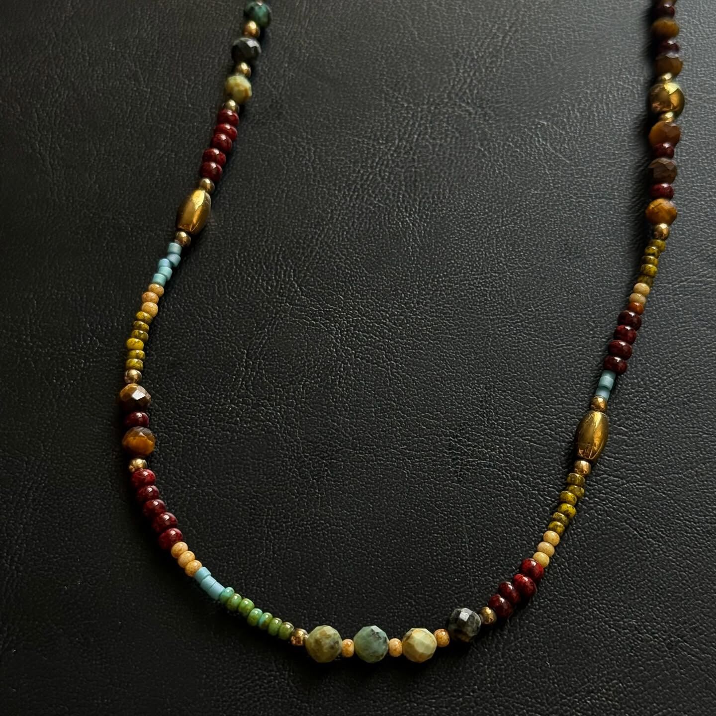 [原石] 祖母綠+石榴石+綠澳寶 金球款 項鍊