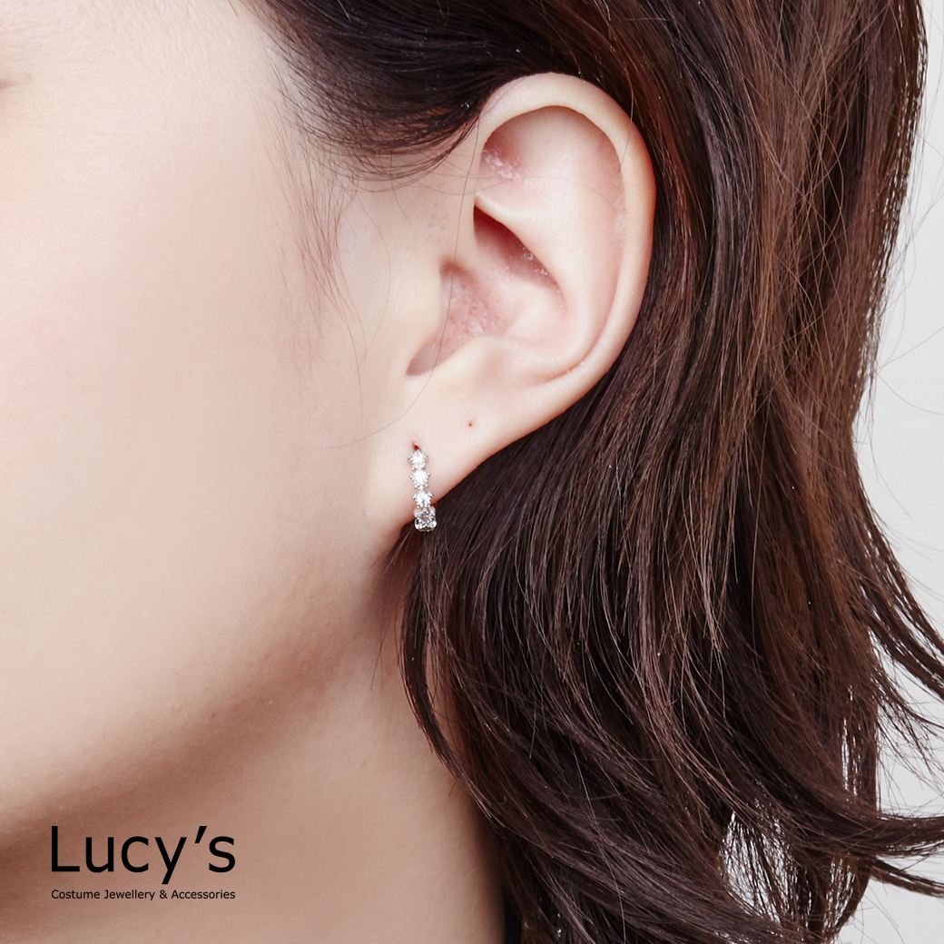 星鑽 易扣耳環 (二色) (121753/121754)