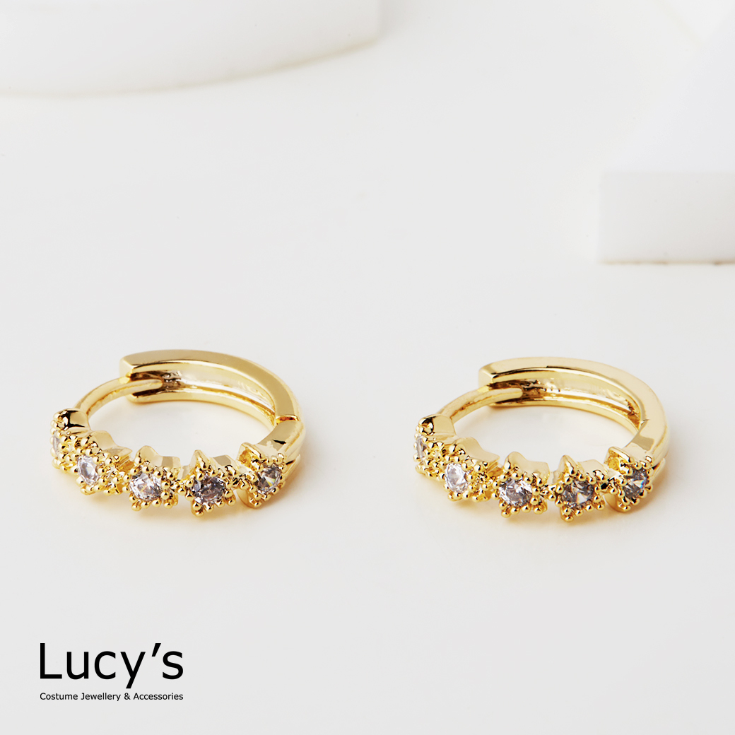 星鑽 易扣耳環 (二色) (121753/121754)