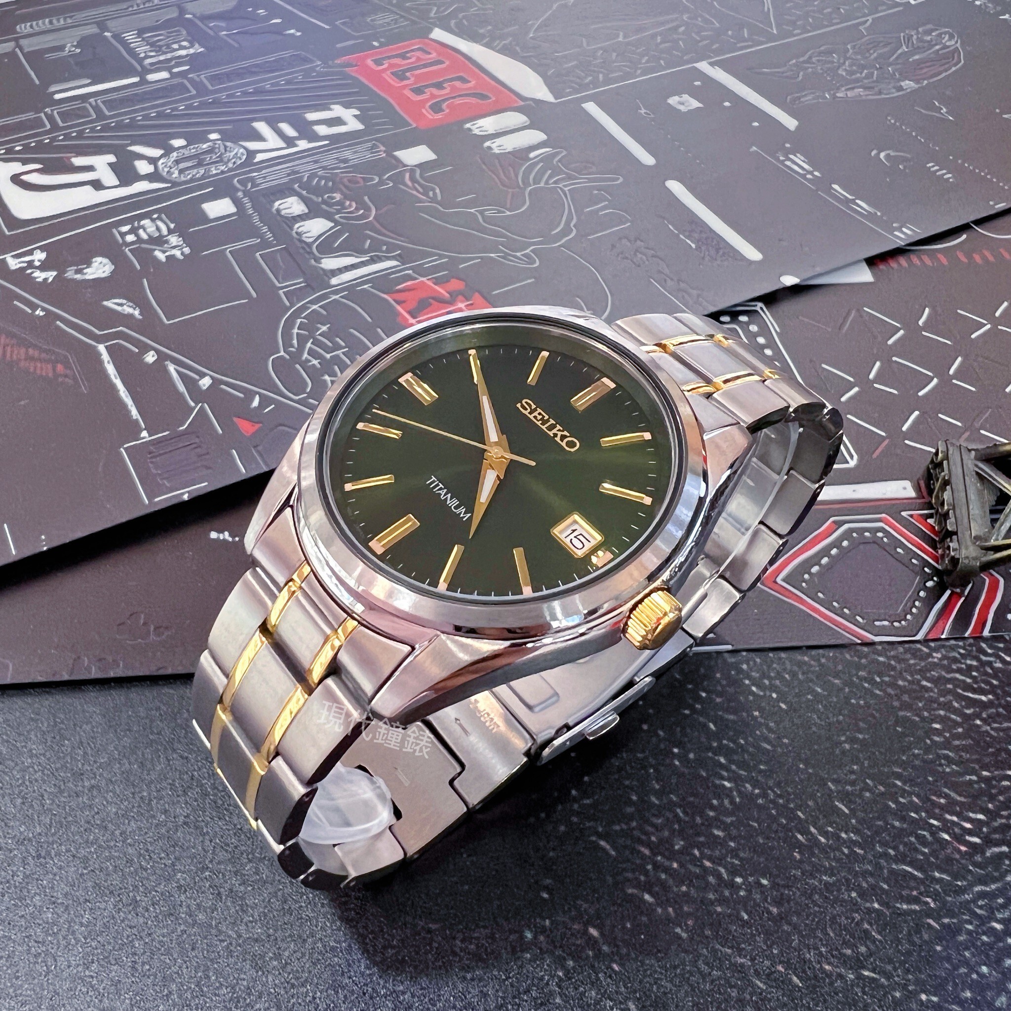 【SEIKO 精工】CS 經典簡約鈦金屬腕錶6N52-00B0G 40mm 現代鐘錶