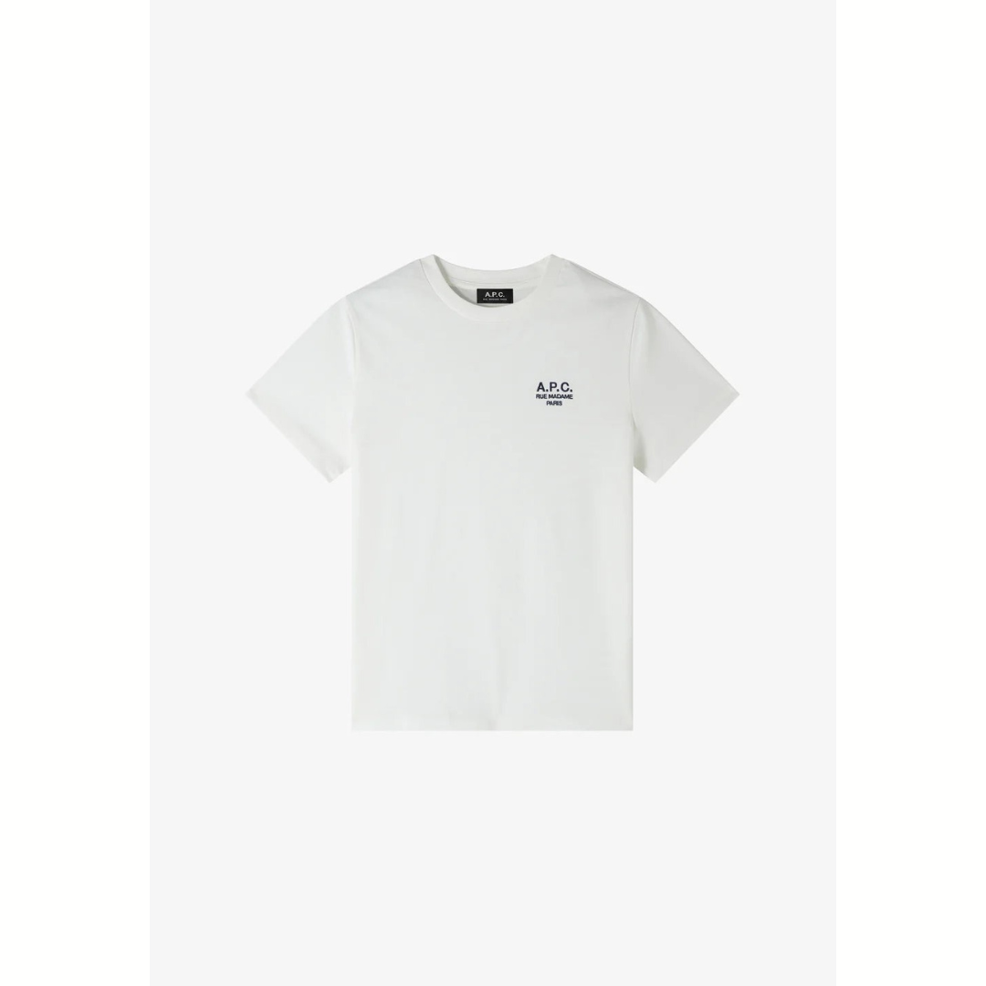 1FF0101-008 [A.P.C.] Standard Rue Madame T-Shirt White (SS26) #COHBU-M26388 (C-EU-E)
