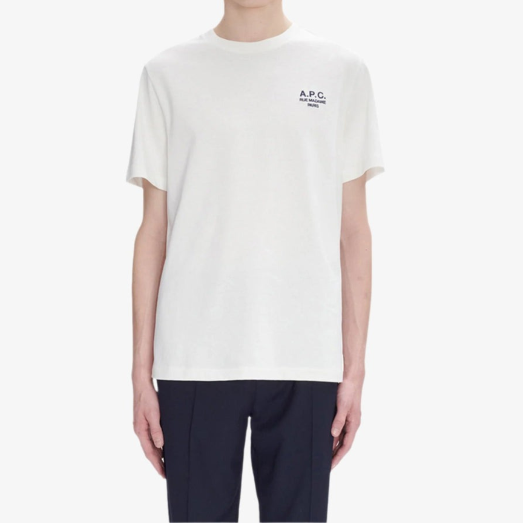 1FF0101-008 [A.P.C.] Standard Rue Madame T-Shirt White (SS26) #COHBU-M26388 (C-EU-E)