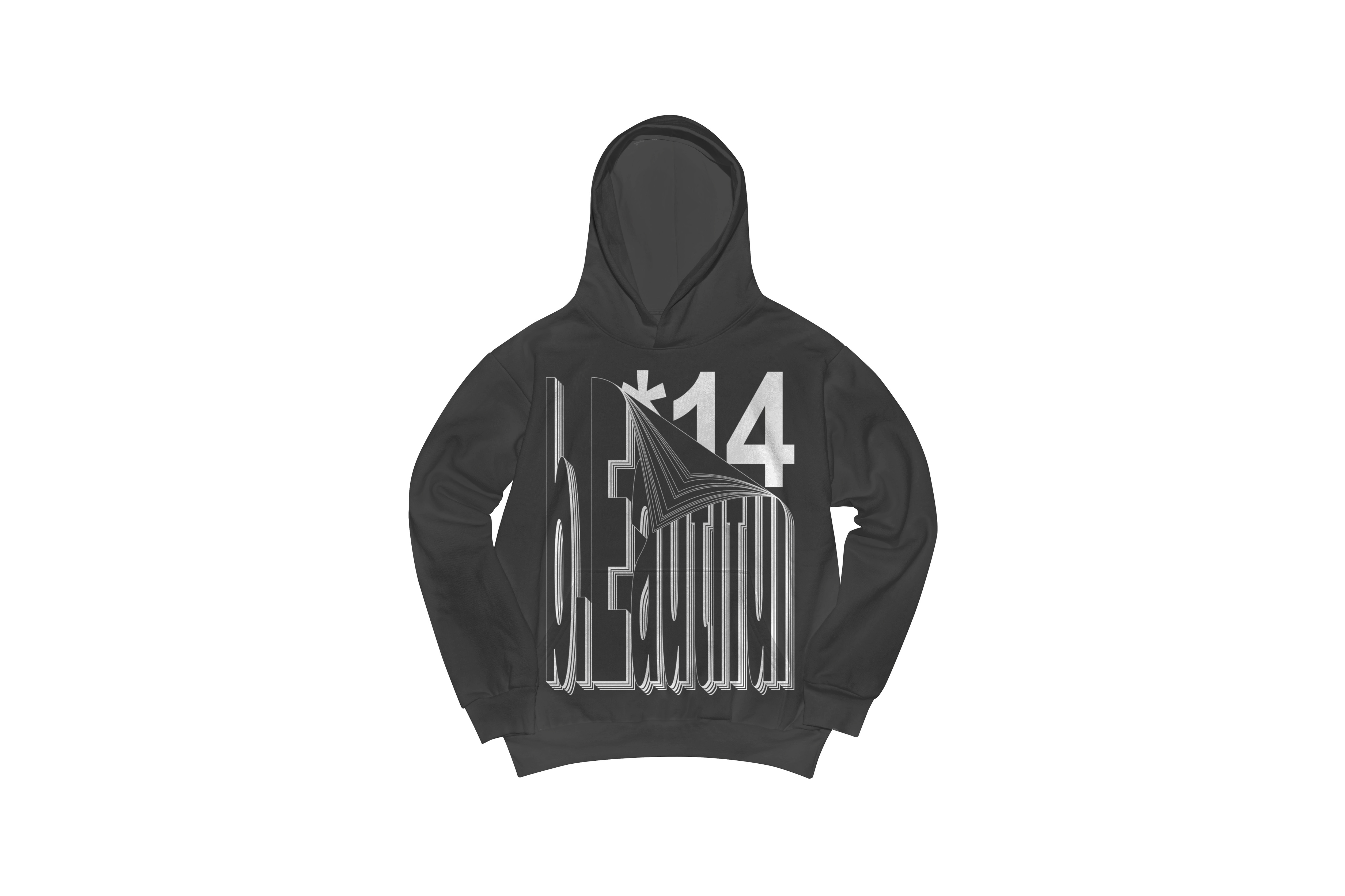 b.Eautiful "Flip Hoodie" (Vintage Black)