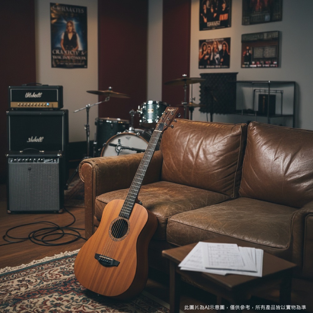 Veelah Veelah/TOGO-M 34吋面單小旅行木吉他 (附袋） 第 2 張圖片｜三峽吉他 / Bass