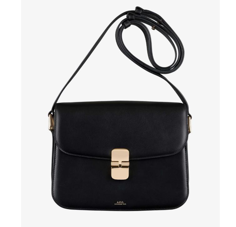 1FF0101-072 A.P.C. Grace Bag In Smooth Leather (SS26) #PXBMW-F61412_LZZ (B-EU-E)