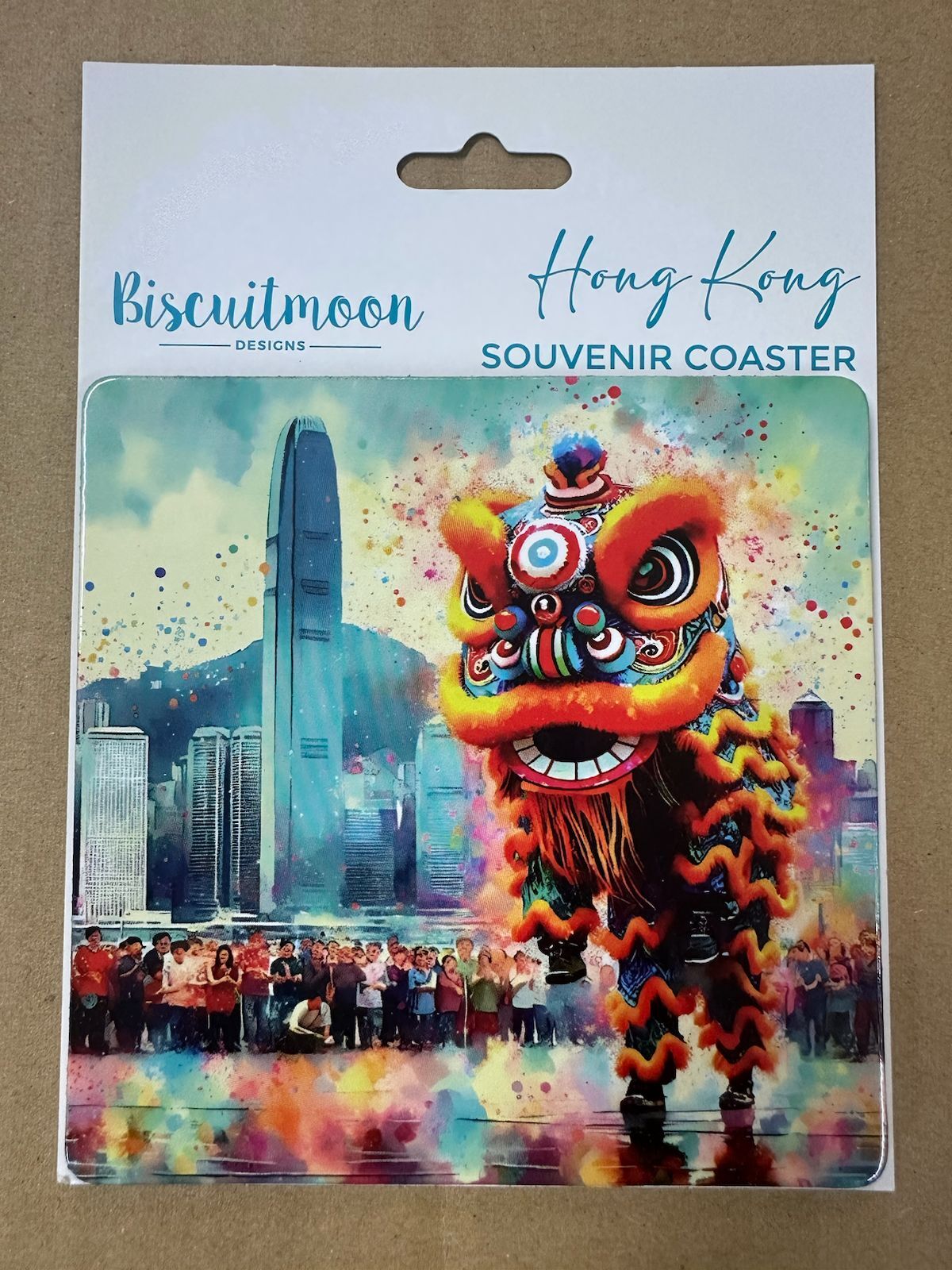 BISCUITMOON DESIGNS 杯墊 - 舞獅