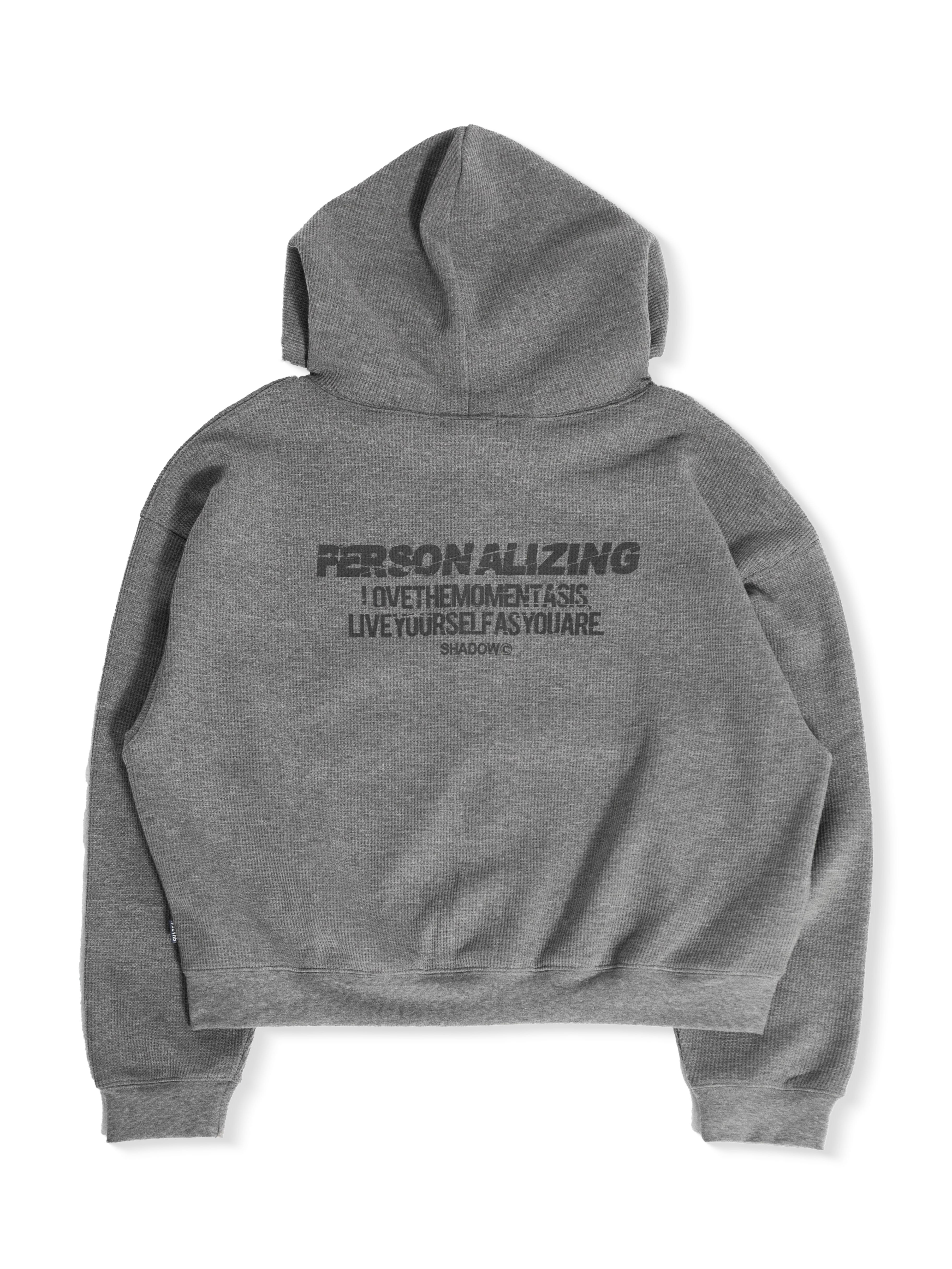 SHADOW 25FW Waffle Hoodie Jacket