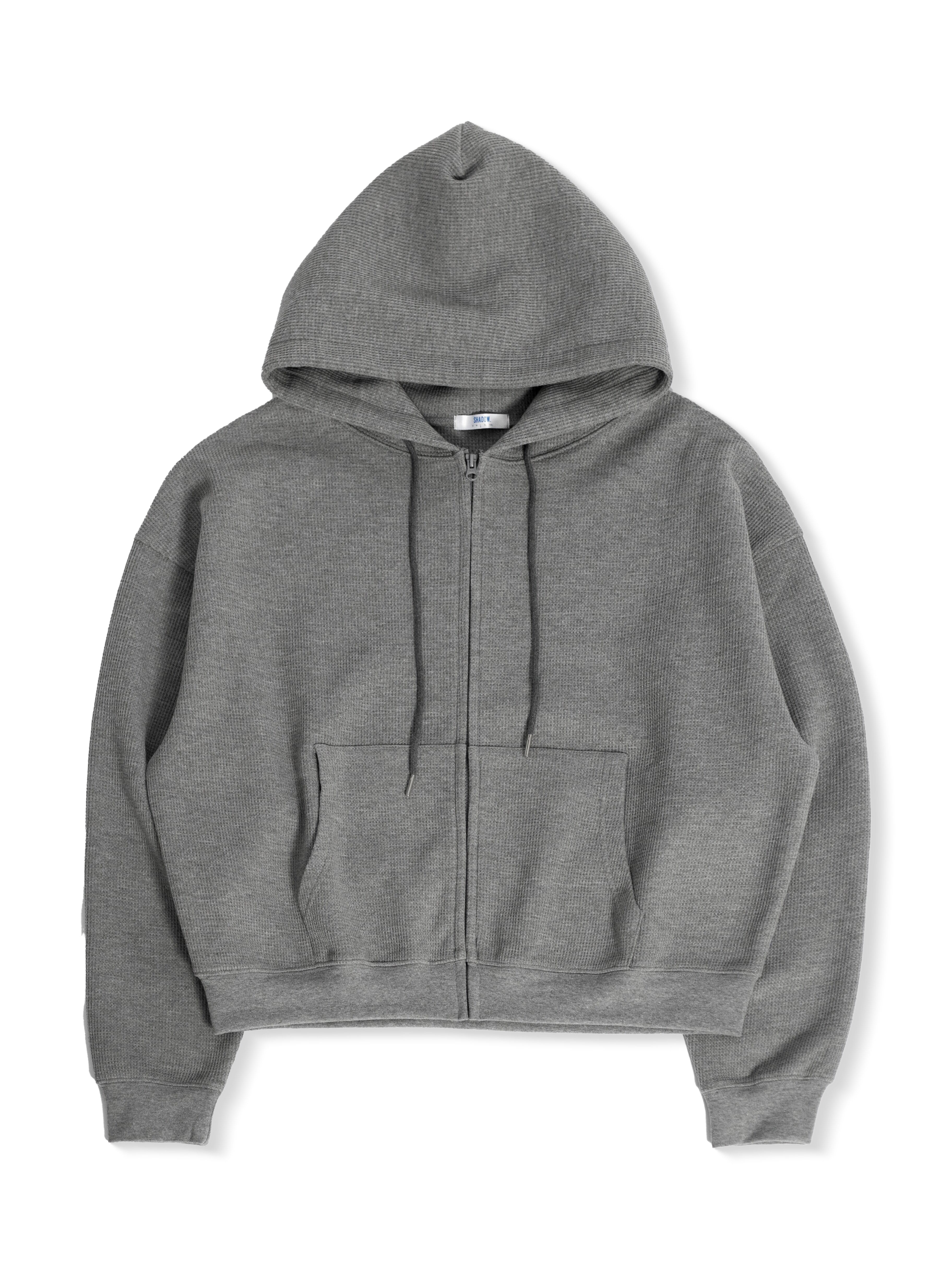 SHADOW 25FW Waffle Hoodie Jacket