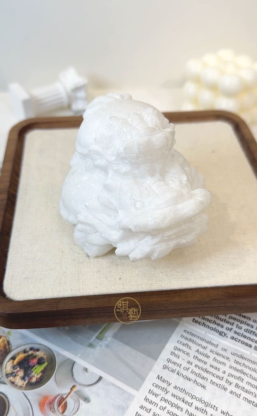 漢白玉母子龍龜｜護家守財・鎮宅安定・傳承守護能量