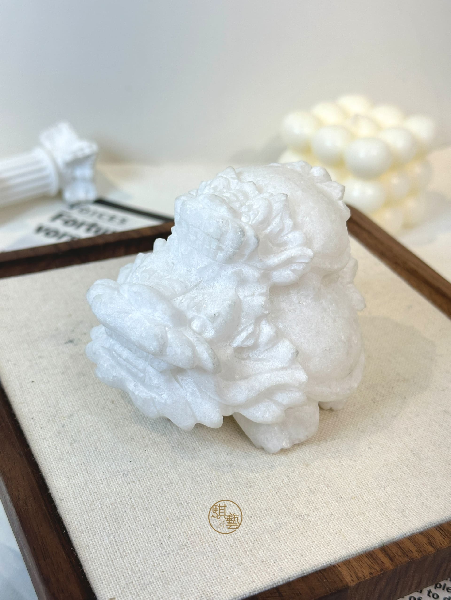 漢白玉母子龍龜｜護家守財・鎮宅安定・傳承守護能量