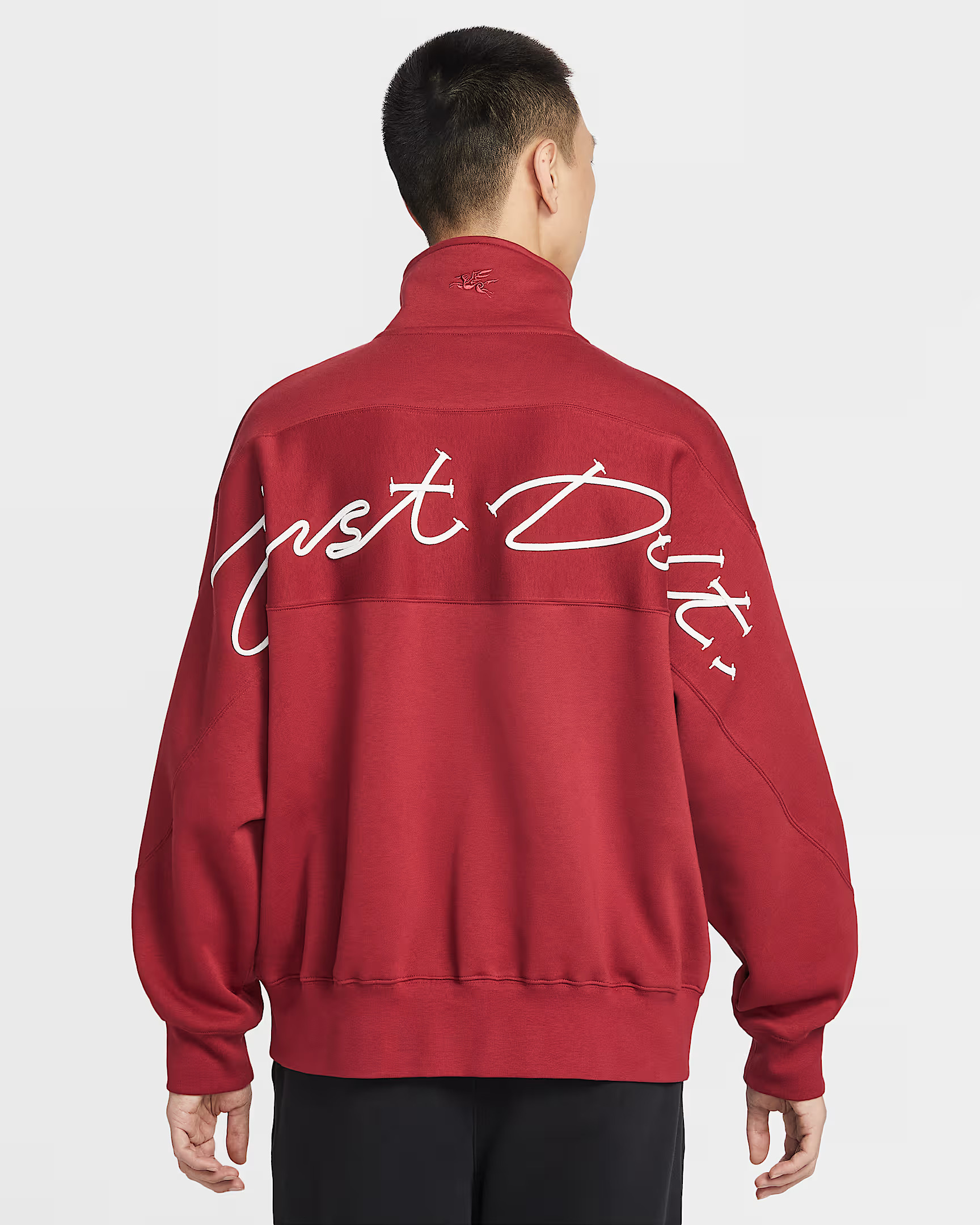 NIKE NSW CNY 新年限定 馬年限定 拉鍊 高領 大學T IQ3708紅613/奶126