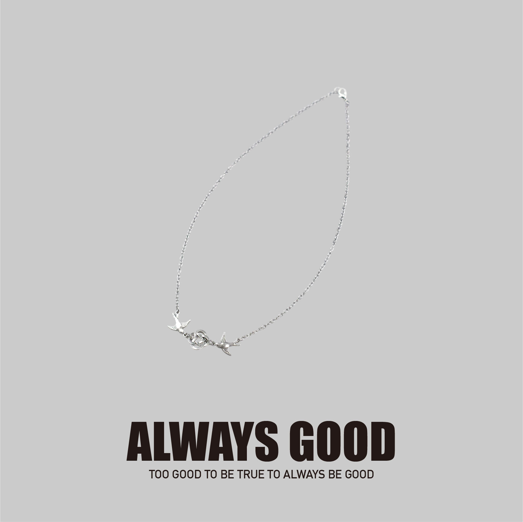 『Always_Good』雙飛燕 短款 項鏈