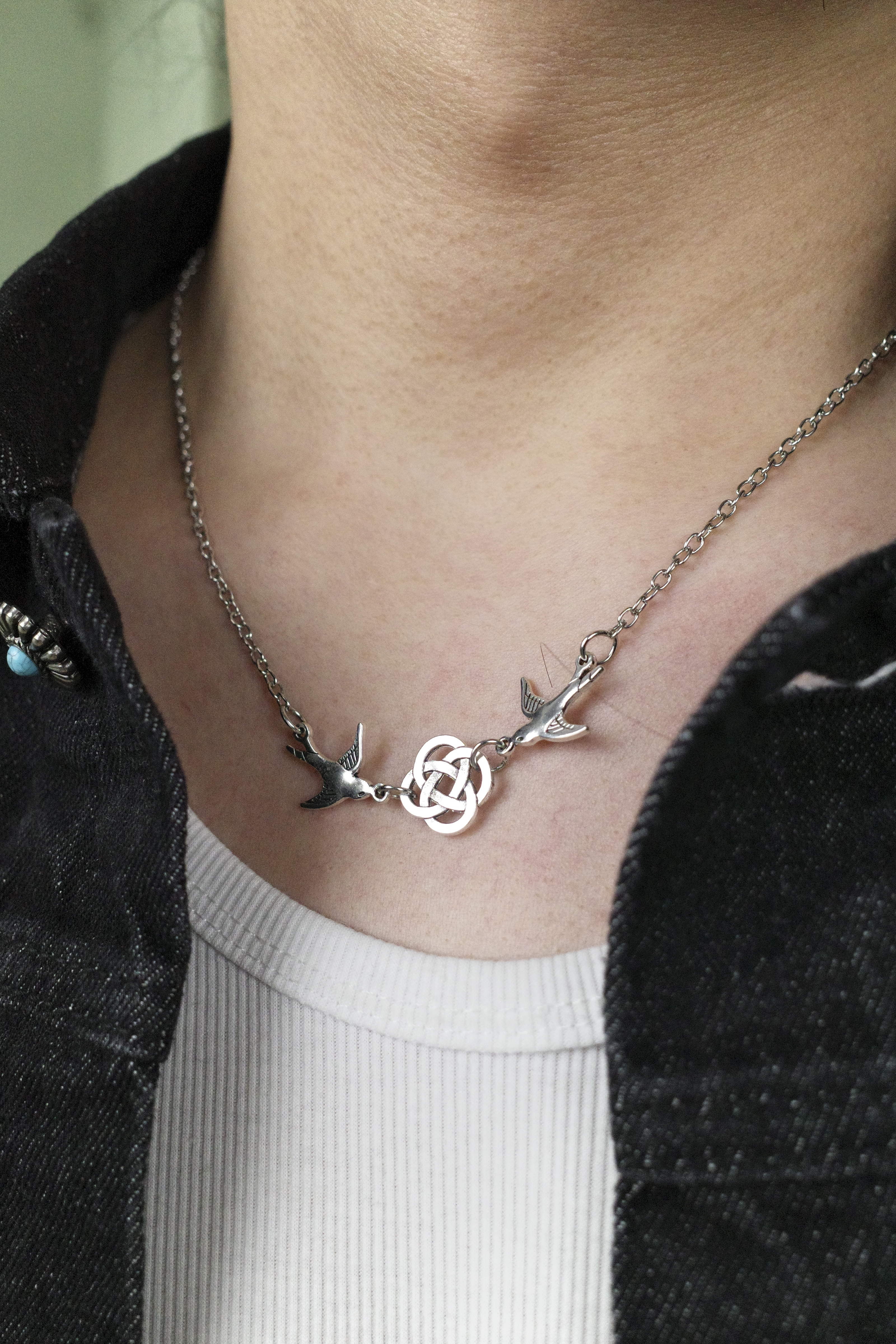 『Always_Good』雙飛燕 短款 項鏈