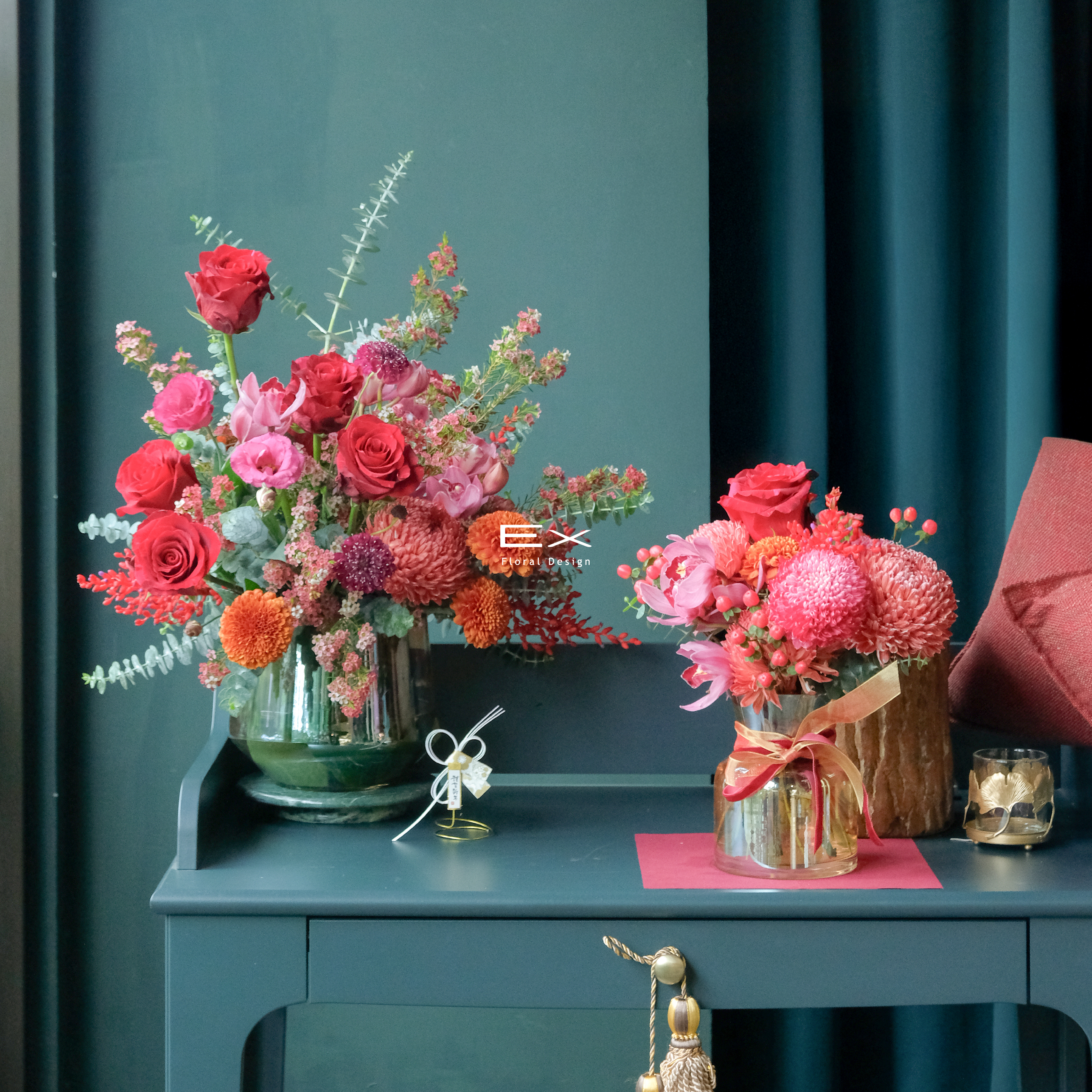 紅韻雙喜・滿堂 Red Charm Abundance