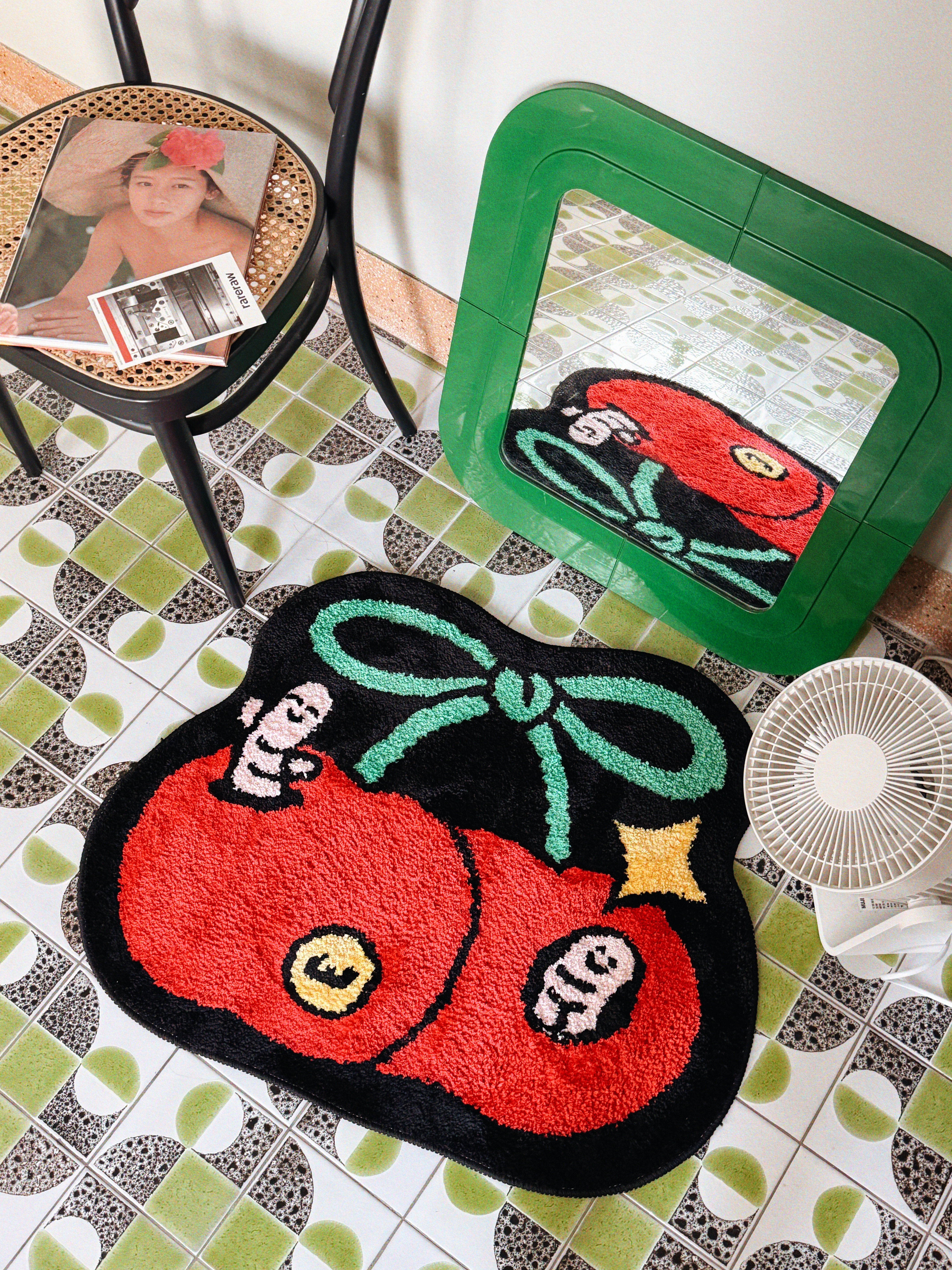 校蟲櫻桃大地毯