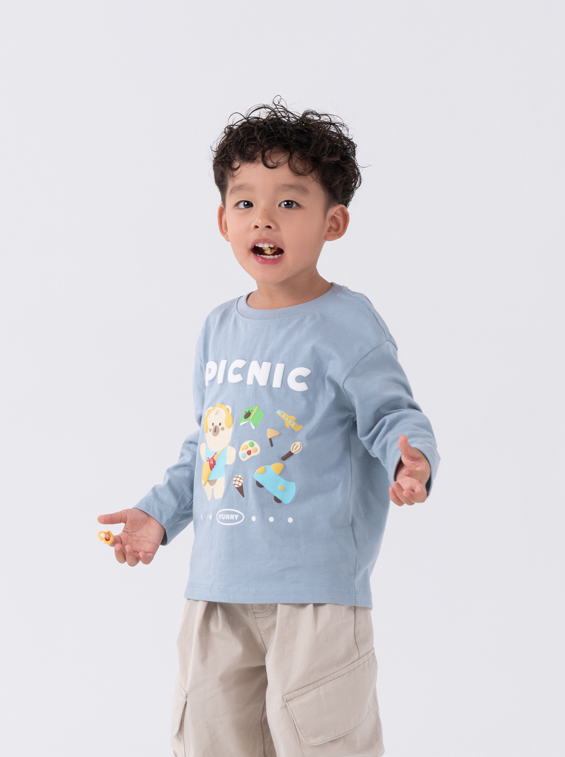 野餐派對薄長TEE【童裝】