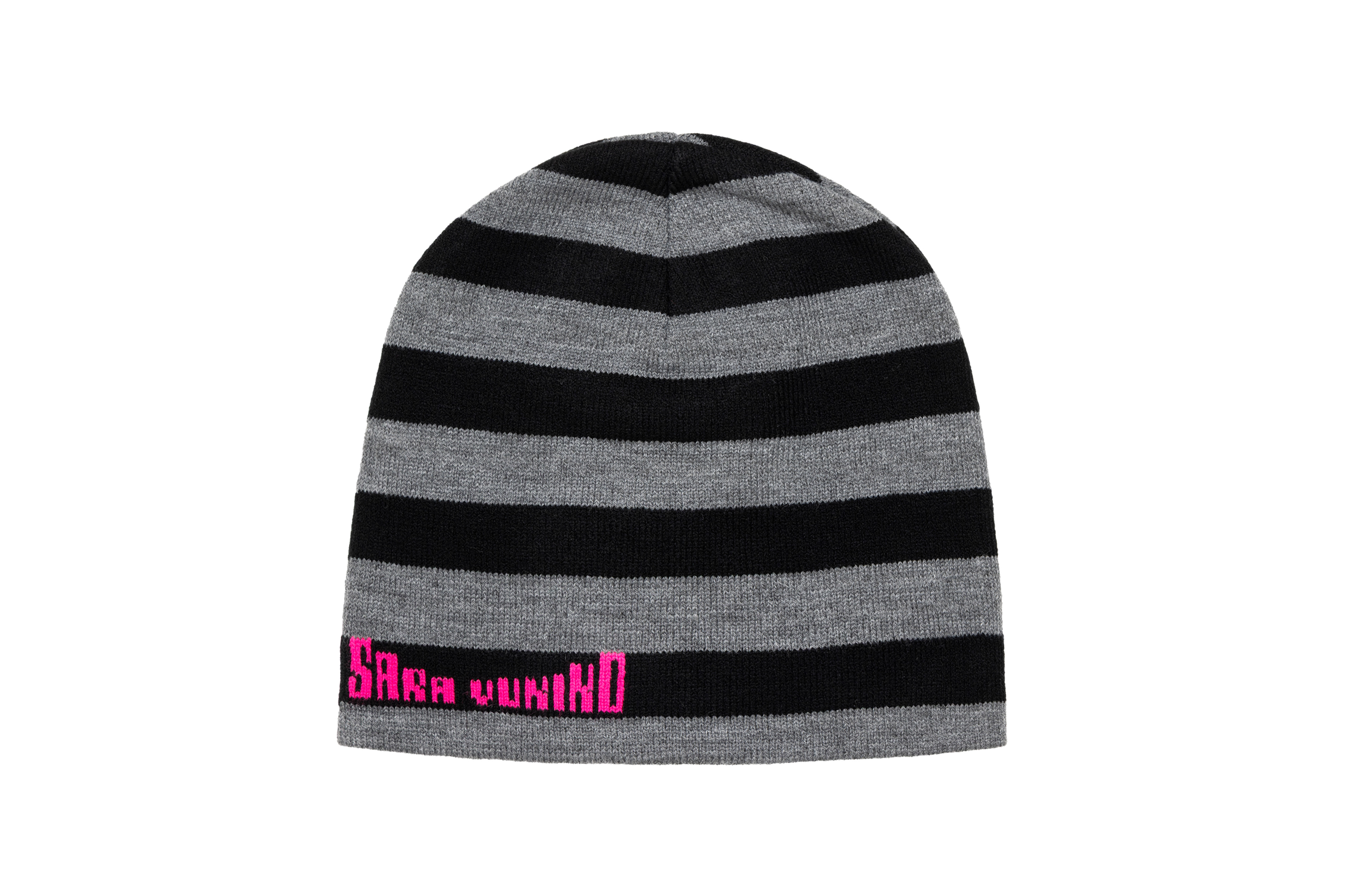 b.Eautiful "b.Eautiful x Sara Yukiko Mon b.e Bad Reversible Beanie" (Grey / Black)