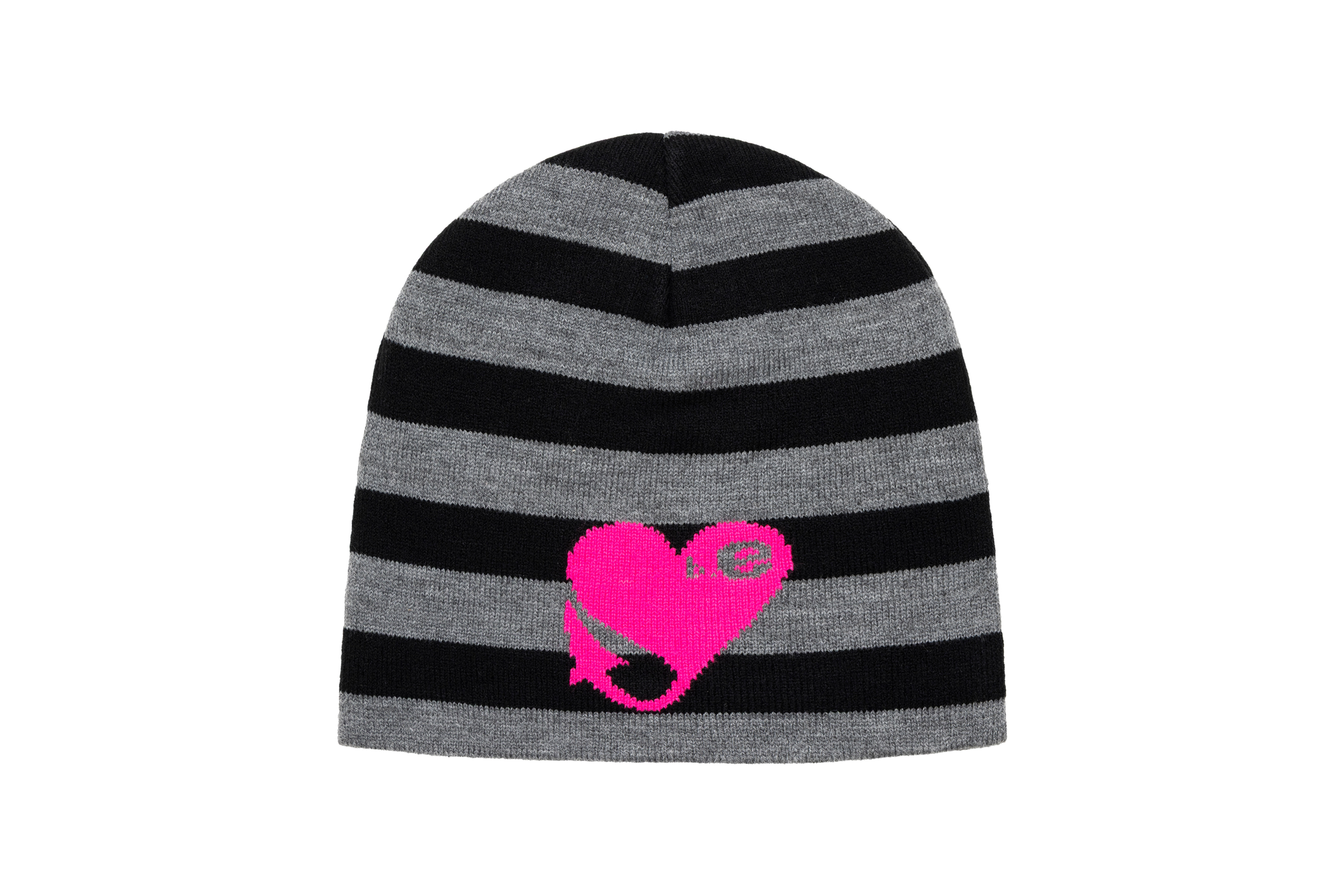 b.Eautiful "b.Eautiful x Sara Yukiko Mon b.e Bad Reversible Beanie" (Grey / Black)