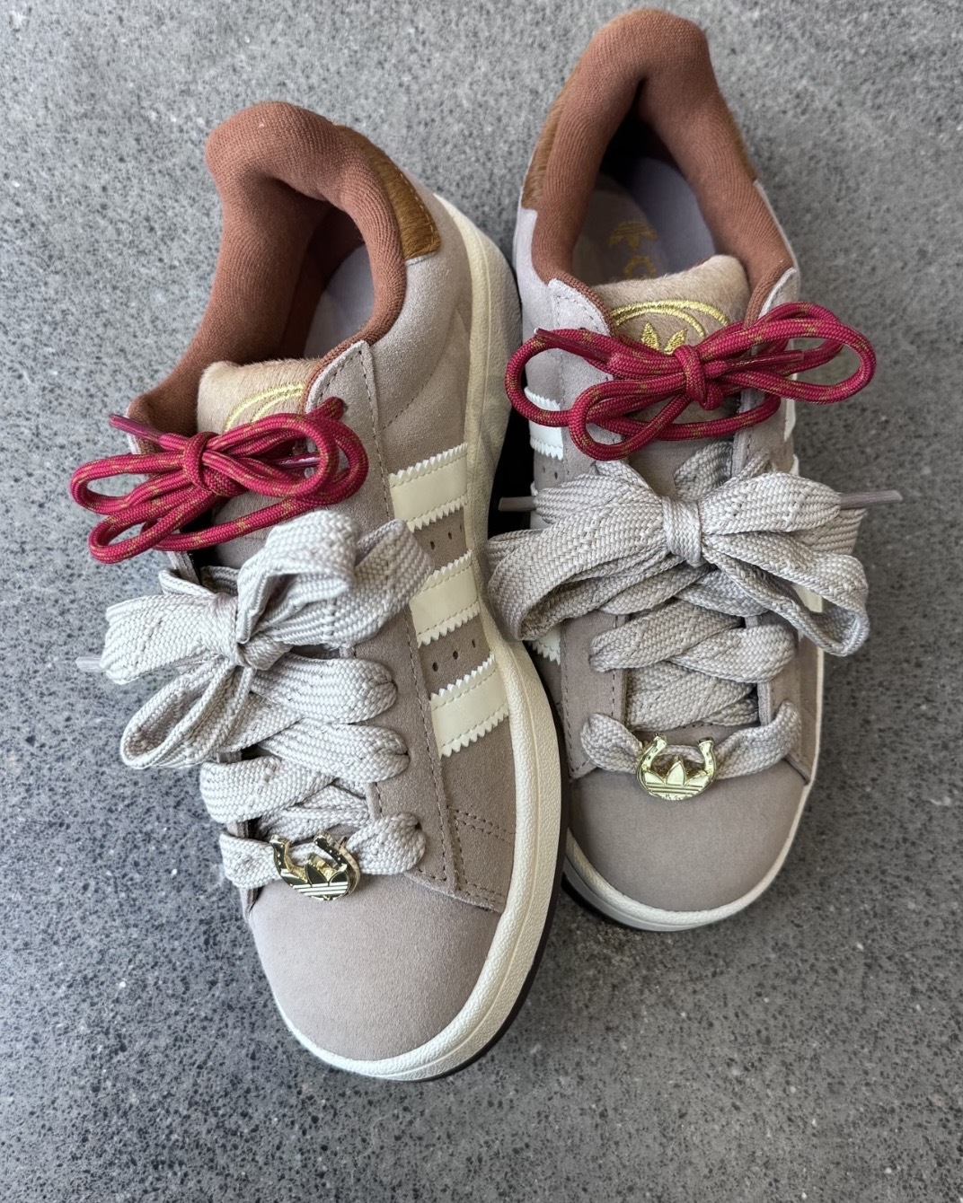 ADIDAS CAMPUS 00S 2026年 馬年限定 馬蹄 燕麥灰 焦糖棕 男女鞋 KJ8724 / 預購