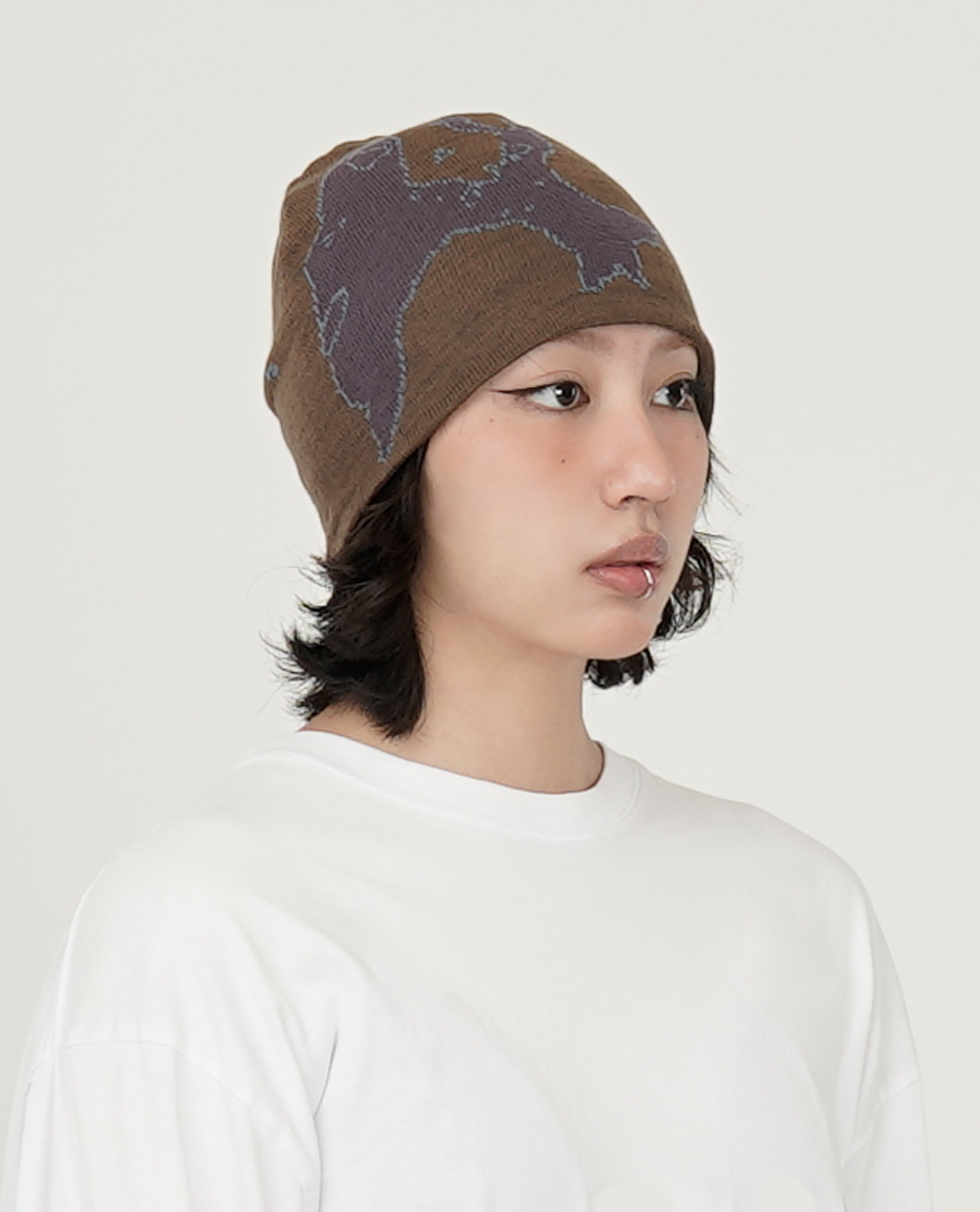 BAL JACQUARD SOFT BEANIE HAT - 25FW