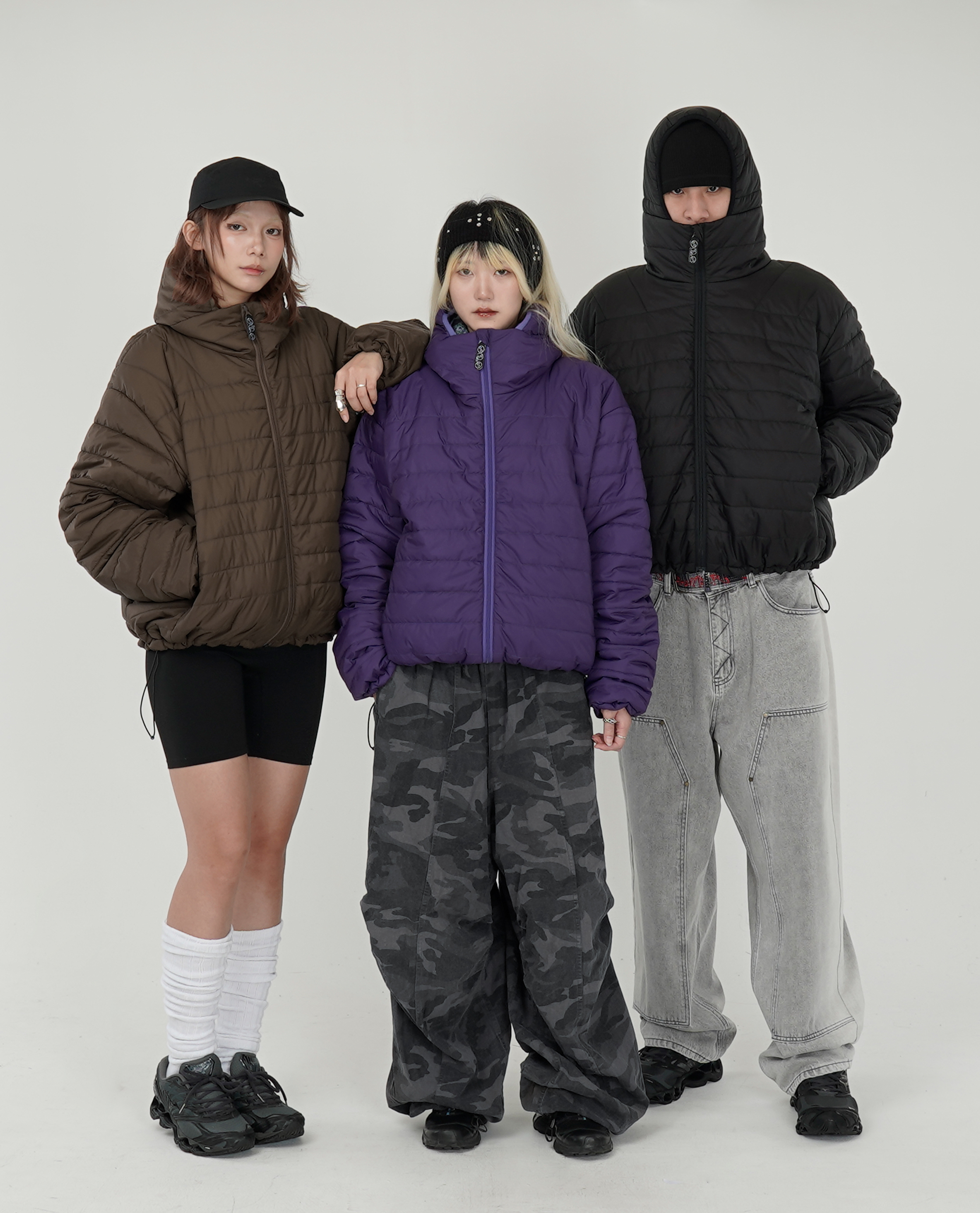 O.POism 科技絨拉鍊連帽外套