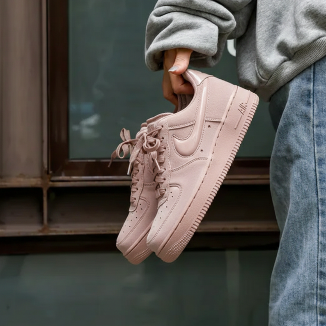 "代購" NIKE AIR FORCE 1 AF1 櫻花粉  絨面 女鞋 HV4406-601