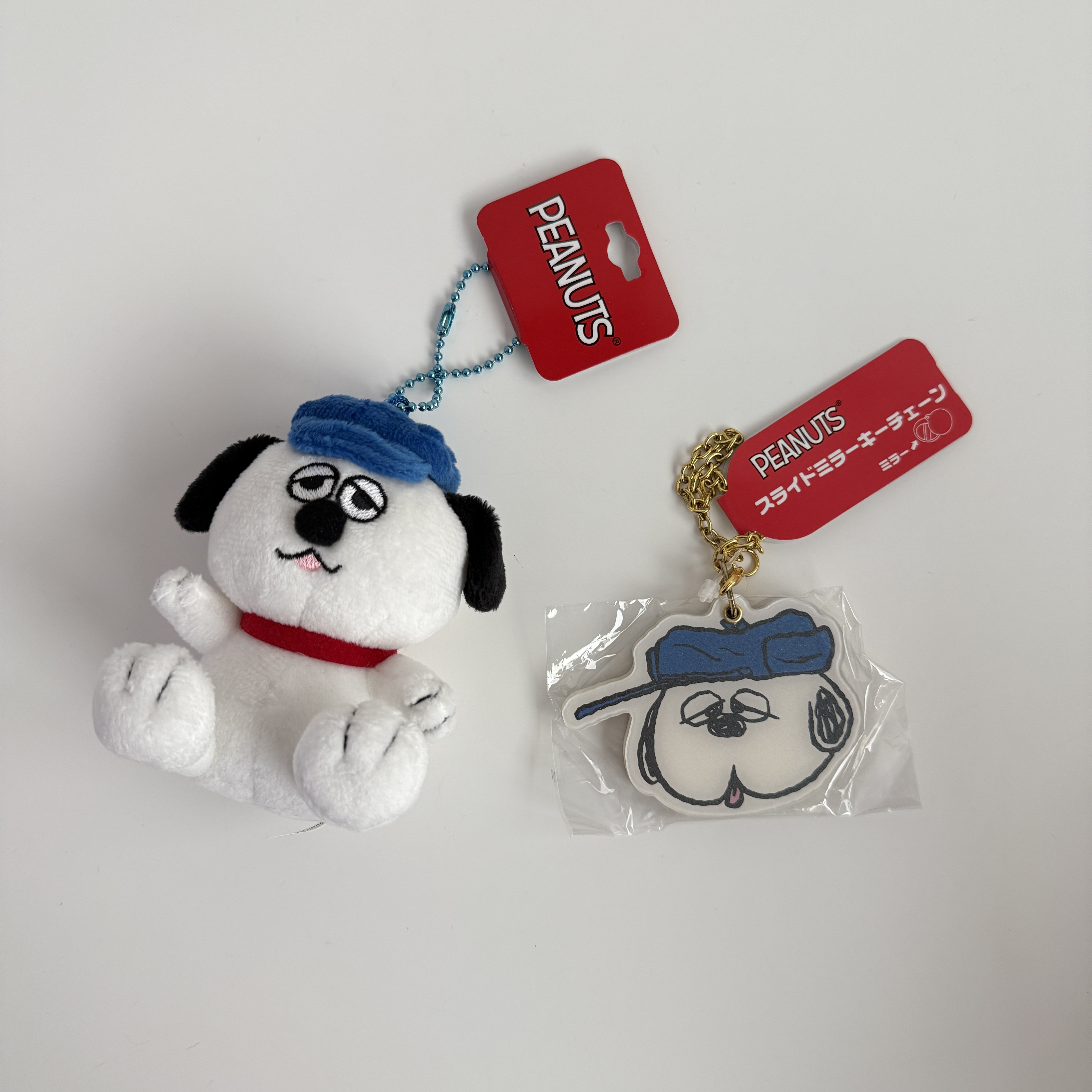 現貨┃日本 PEANUTS 歐拉夫 娃娃 壓克力小鏡子 吊飾