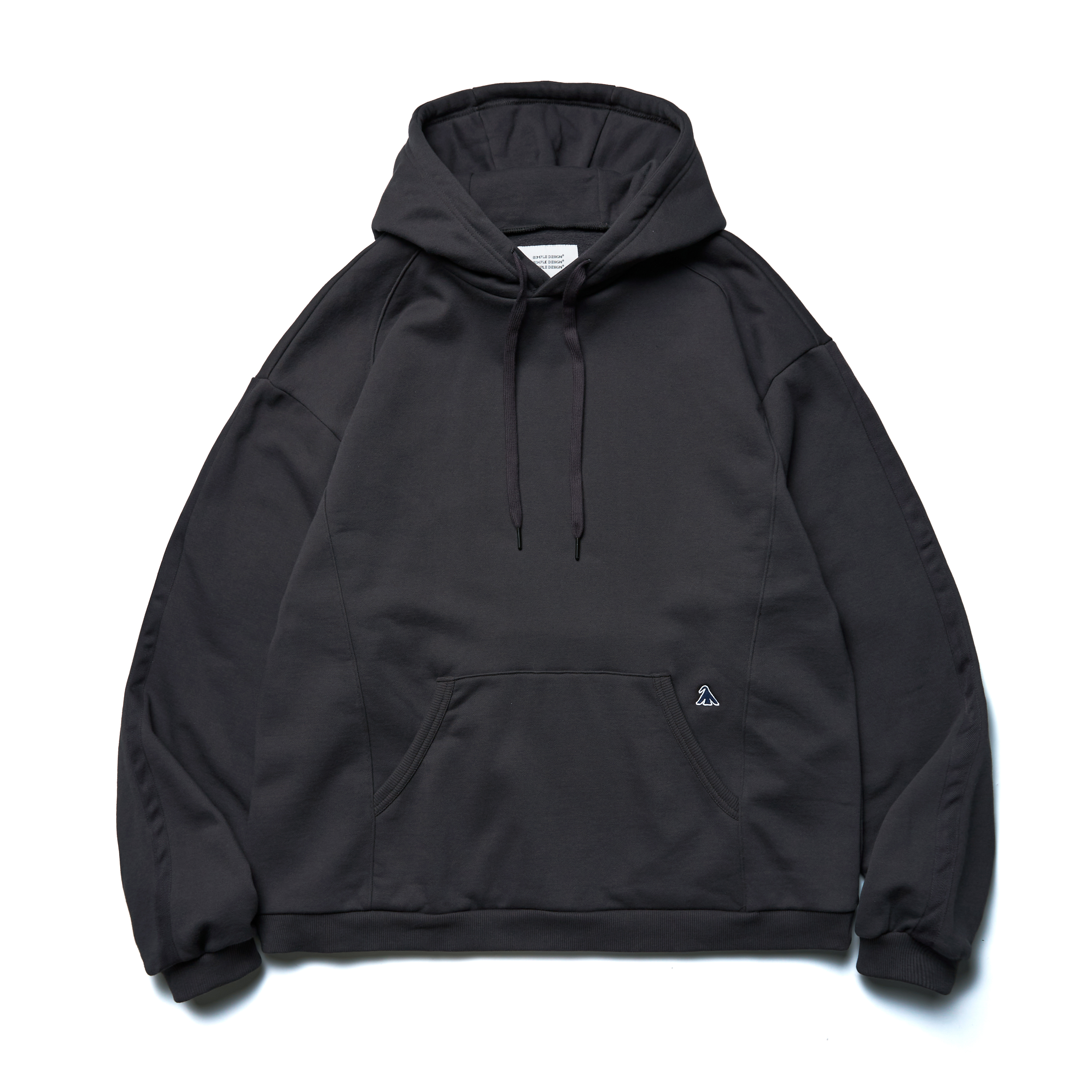 MELSIGN - Oversized Strap Hoodie - C-BROWN