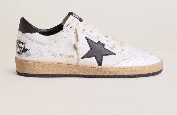 1FF0101-079 GOLDEN GOOSE Women's Ball Star In Nappa With Black Star And Black Heel Tab (SS26) #GWF00117.F003771.10283 (S-EU-E)