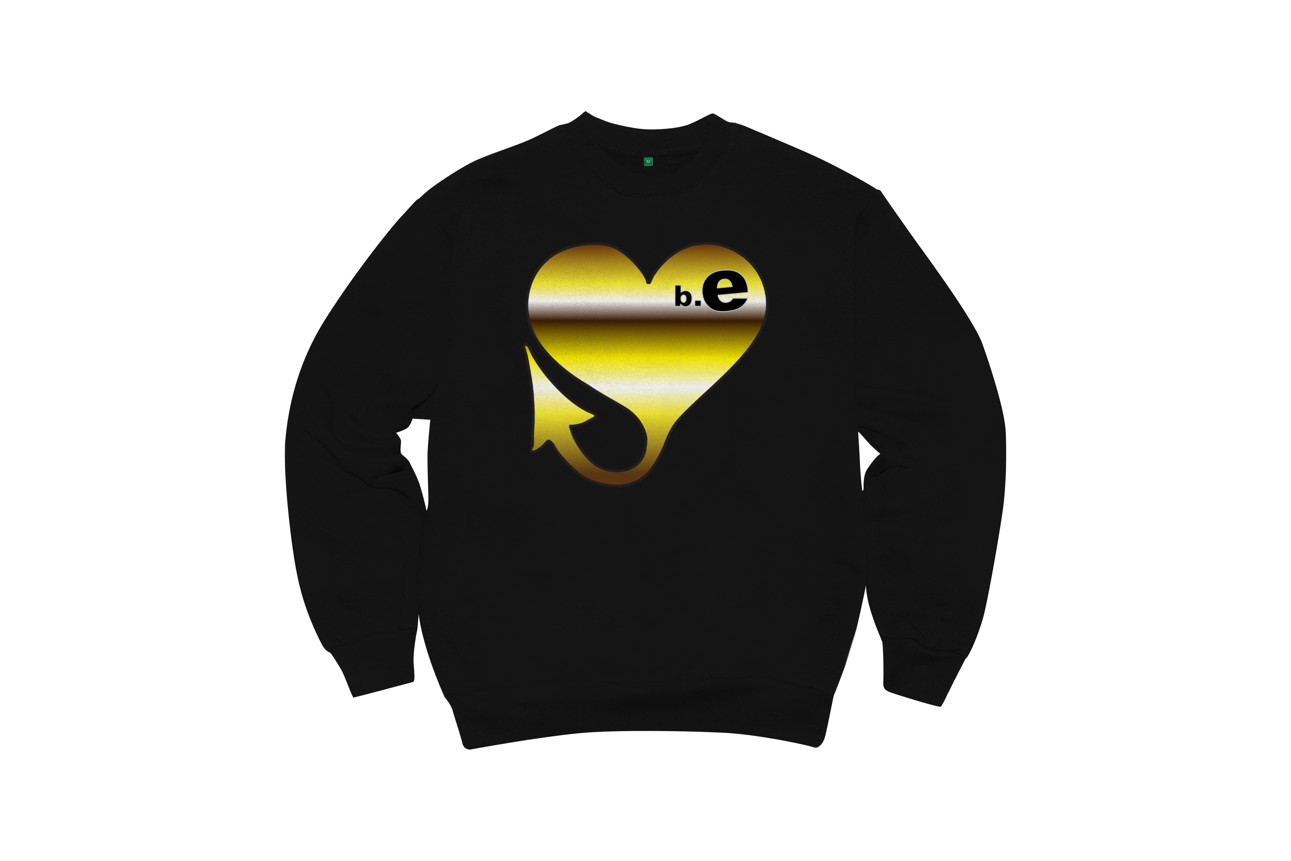 b.Eautiful "b.Eautiful x Sara Yukiko Mon b.e Bad Crewneck Sweatshirt" (Black)