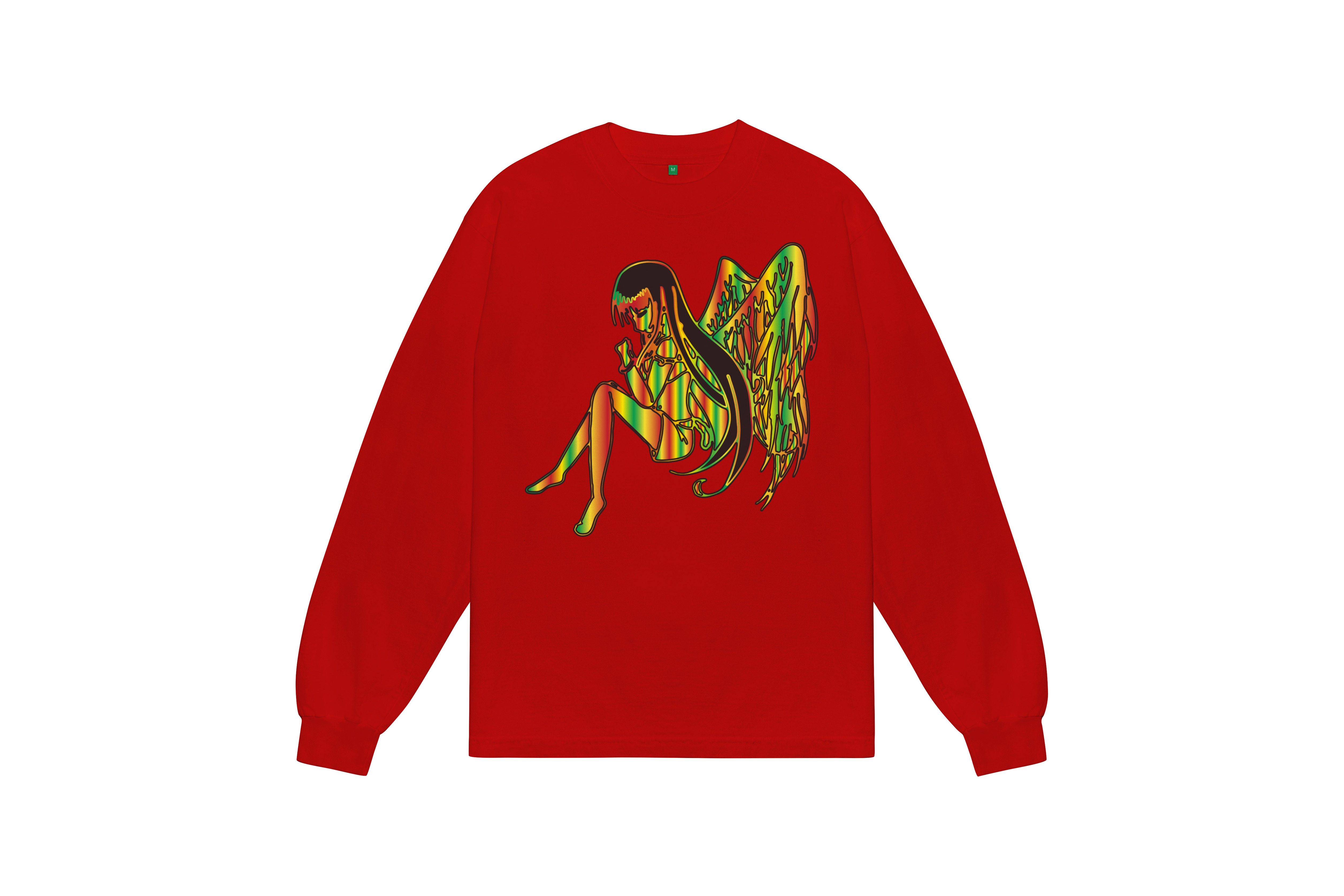 b.Eautiful "b.Eautiful x Sara Yukiko Mon b.e Angel LS Shirt" (Dark Red)