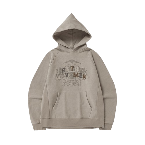 復古拼貼刺繡大學T 4386W24