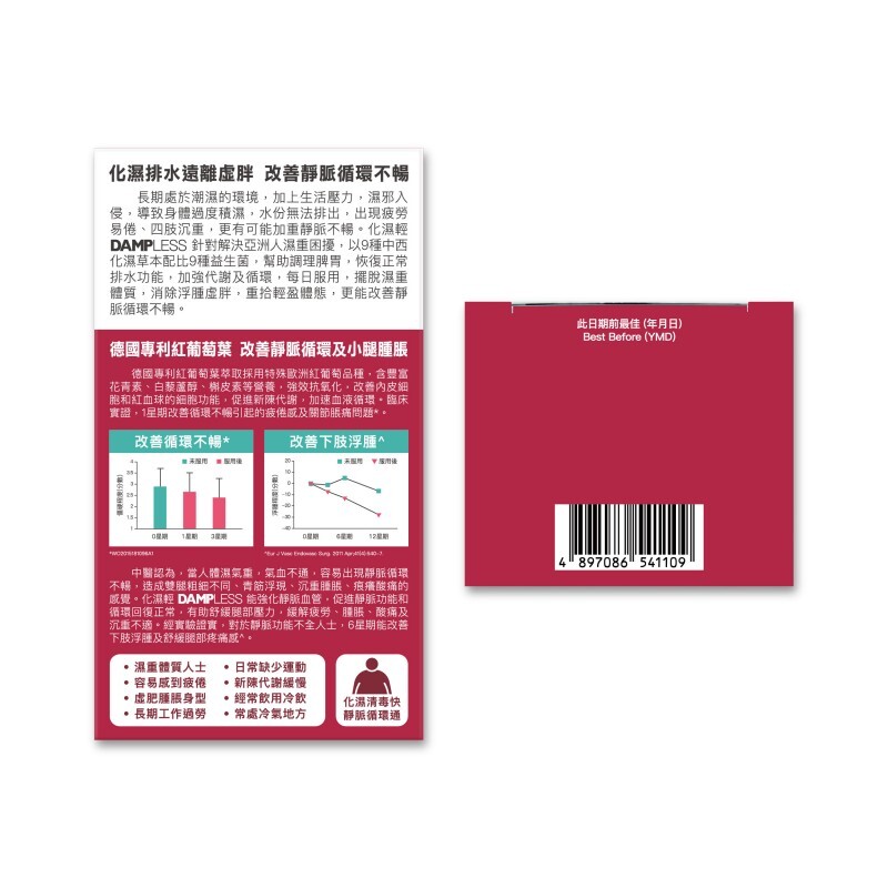 解決虛胖 - 改善濕重、身體沉重感、肚脹脹、面圓圓、稀便等 9+9配方