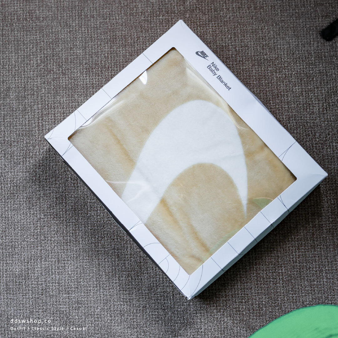 "現貨" Nike Baby Blanket卡其毛毯禮盒