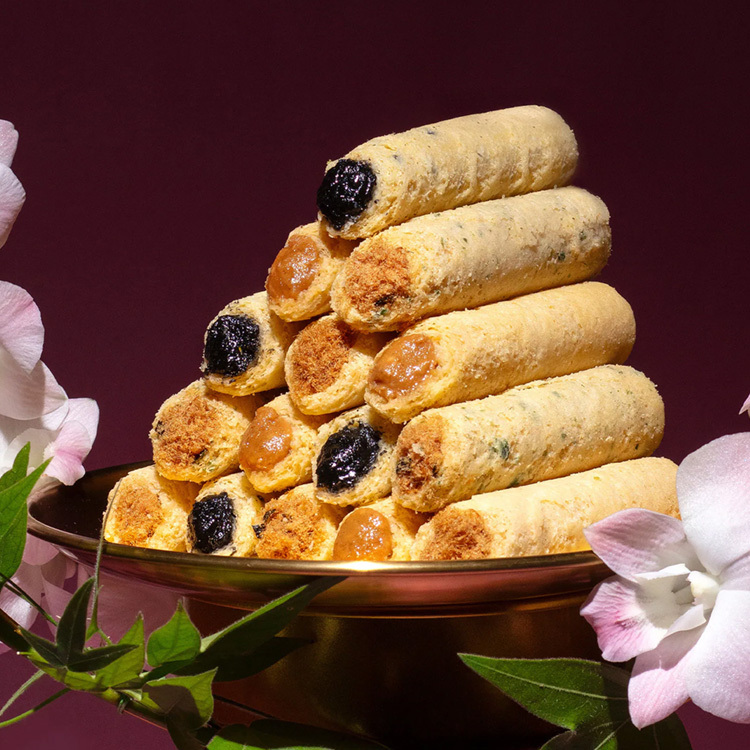 【青鳥旅行】春光躍影Ａ－經典蛋捲禮盒12入 (2026新年預訂)