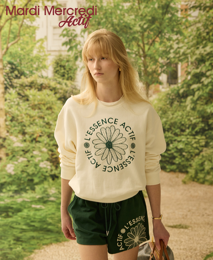 【預購】AKR122419 MARDI SWEATSHIRT EMBLEM NEEDLEWORK 刺繡款衛衣