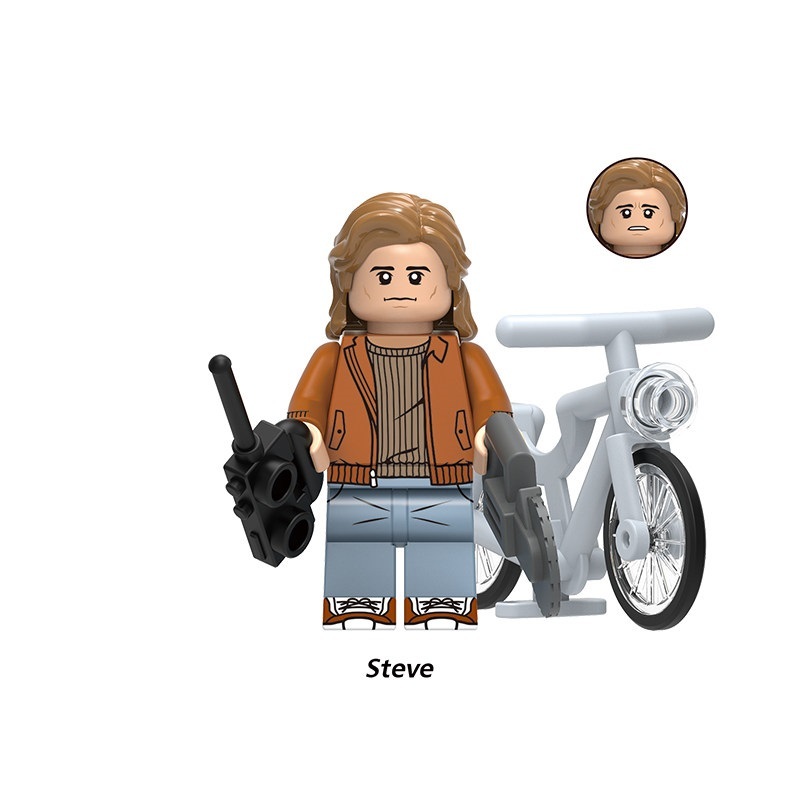 Stranger Things Steve Custom Minifigures fit Lego G0186 GH0671