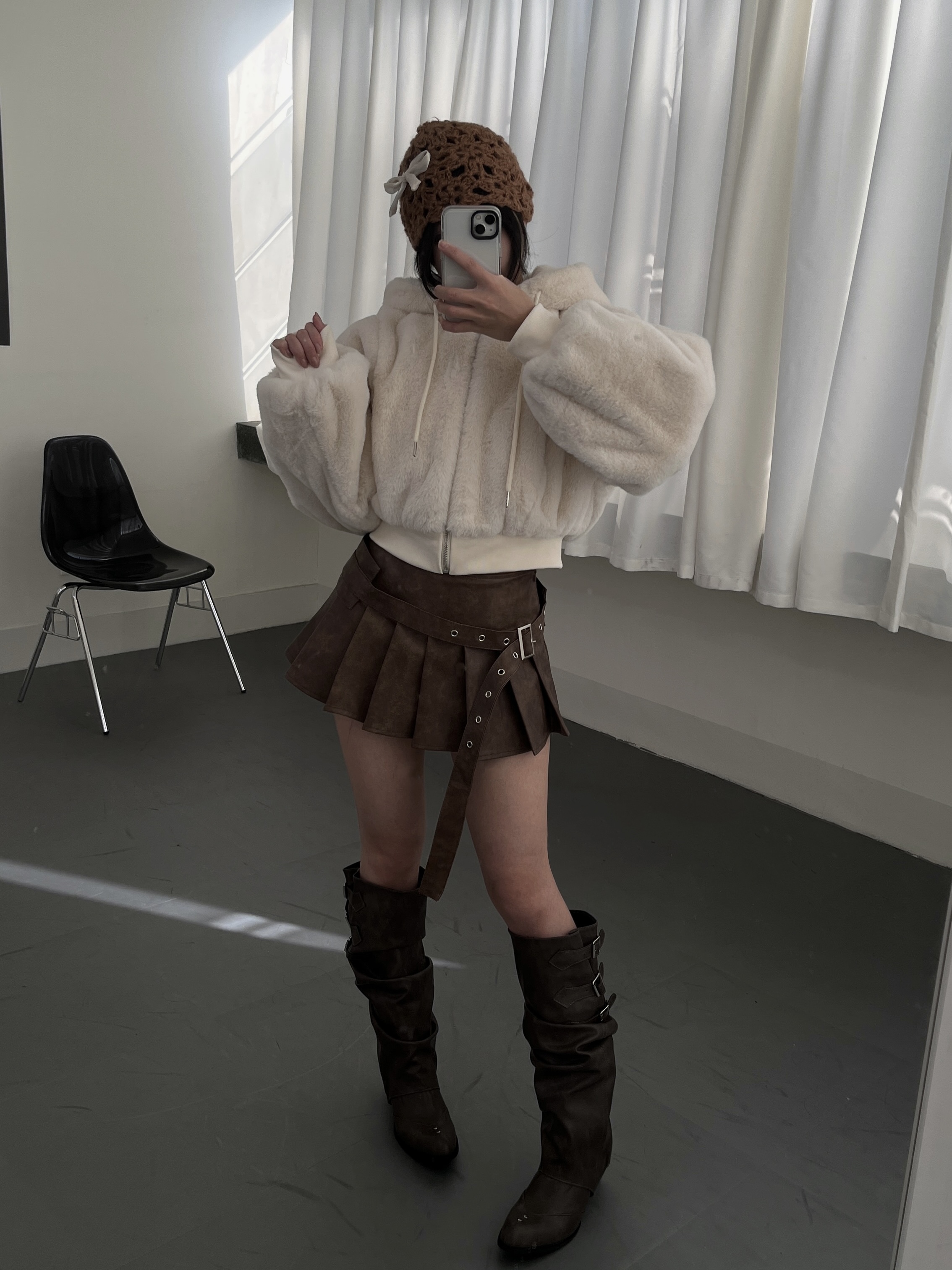 我是一隻熊短版毛毛外套