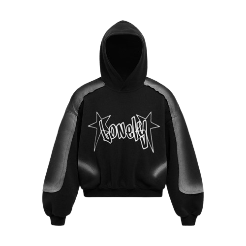 BOXY美式噴漆帽T 4493W25