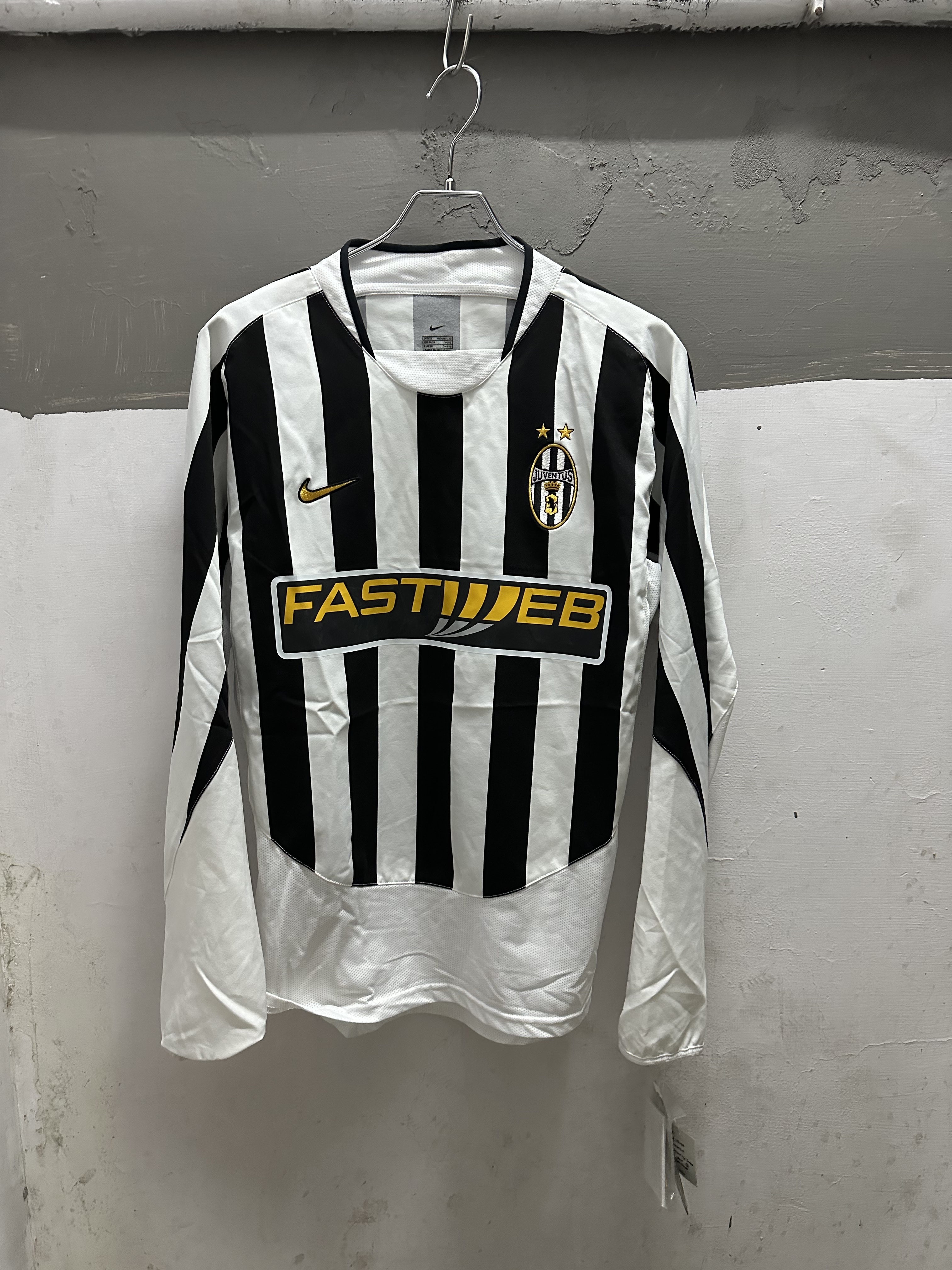 2000’s NIKE 03~04 Juventus Soccer L/S Game Shirt (DEAD STOCK)