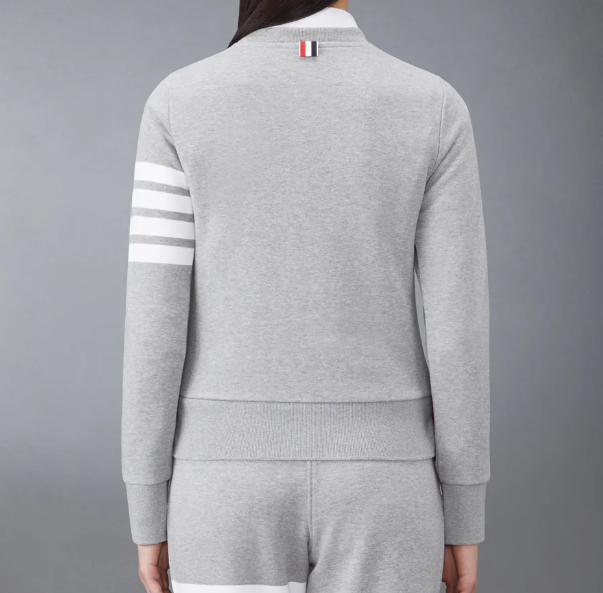 1FF0101-088 THOM BROWNE Classic Loopback 4-Bar Sweatshirt (SS26) #FJT002A-00535-055 (C-EU-E)
