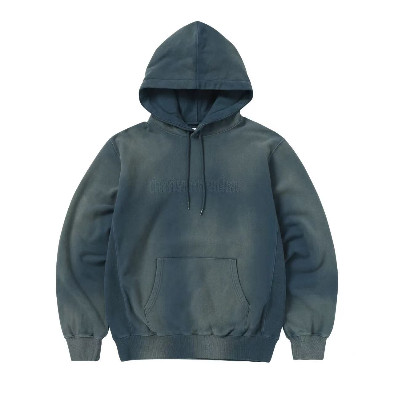 THISISNEVERTHAT FADED EMBROIDERY TN241TSWHO03 INDIGO