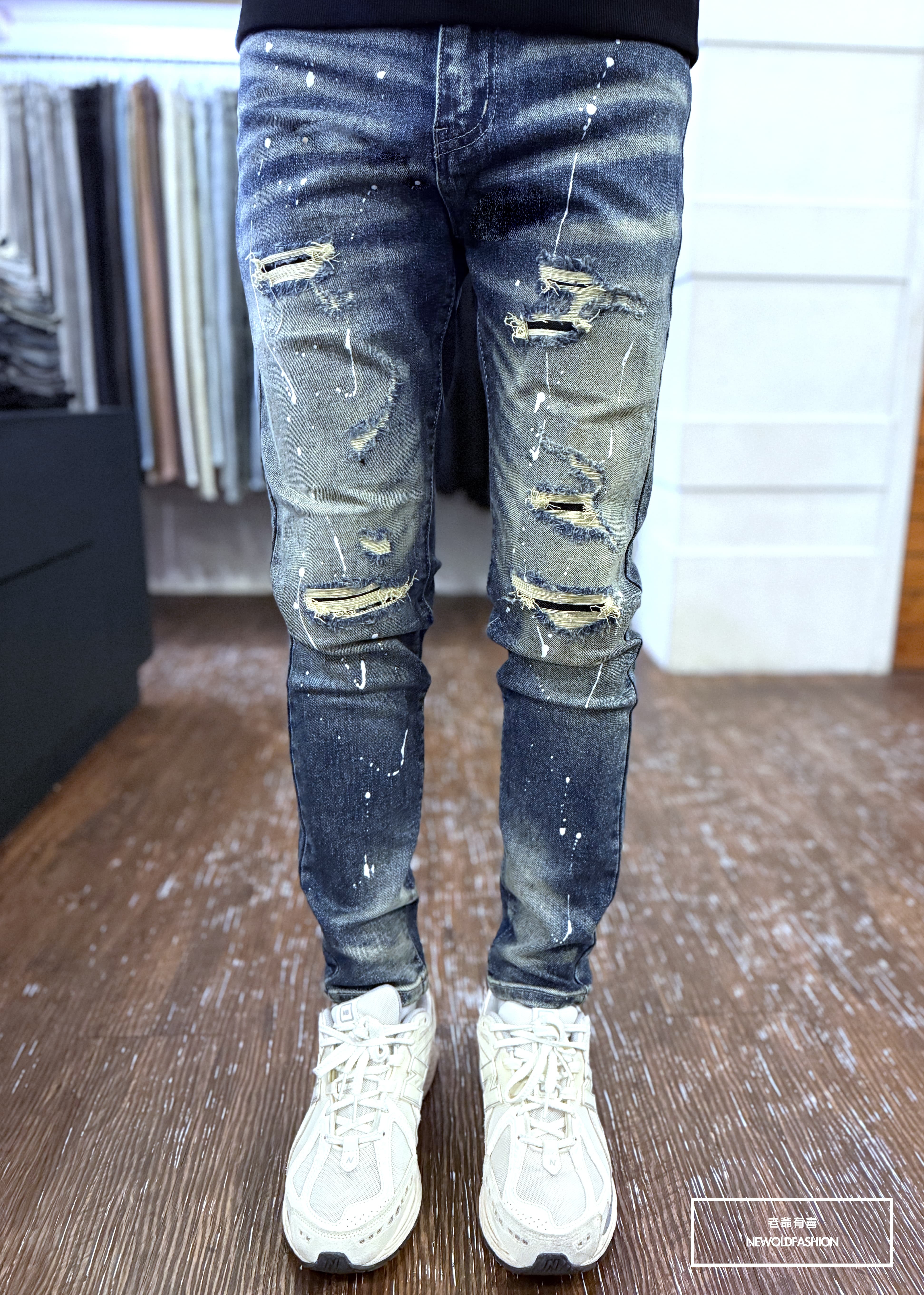 『新品上市』重磅多格破壞噴漆小直筒(NOF25123006)