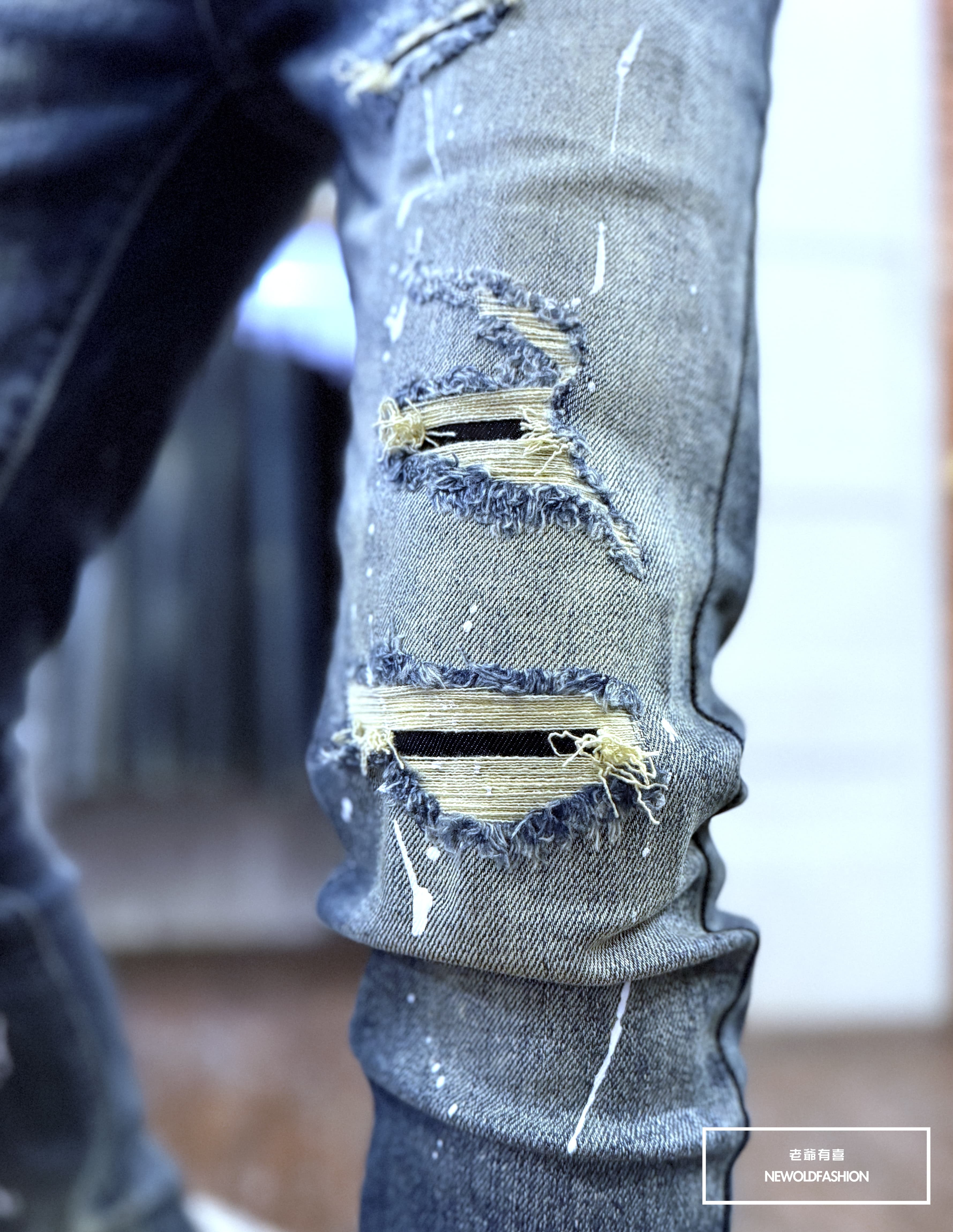 『新品上市』重磅多格破壞噴漆小直筒(NOF25123006)