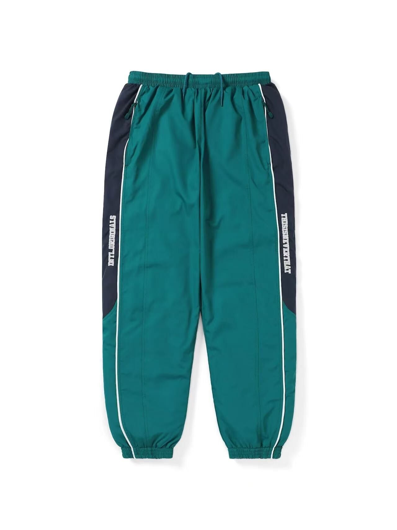 THISISNEVERTHAT PANELED TRACK PANT TN241WPANP01 GREEN