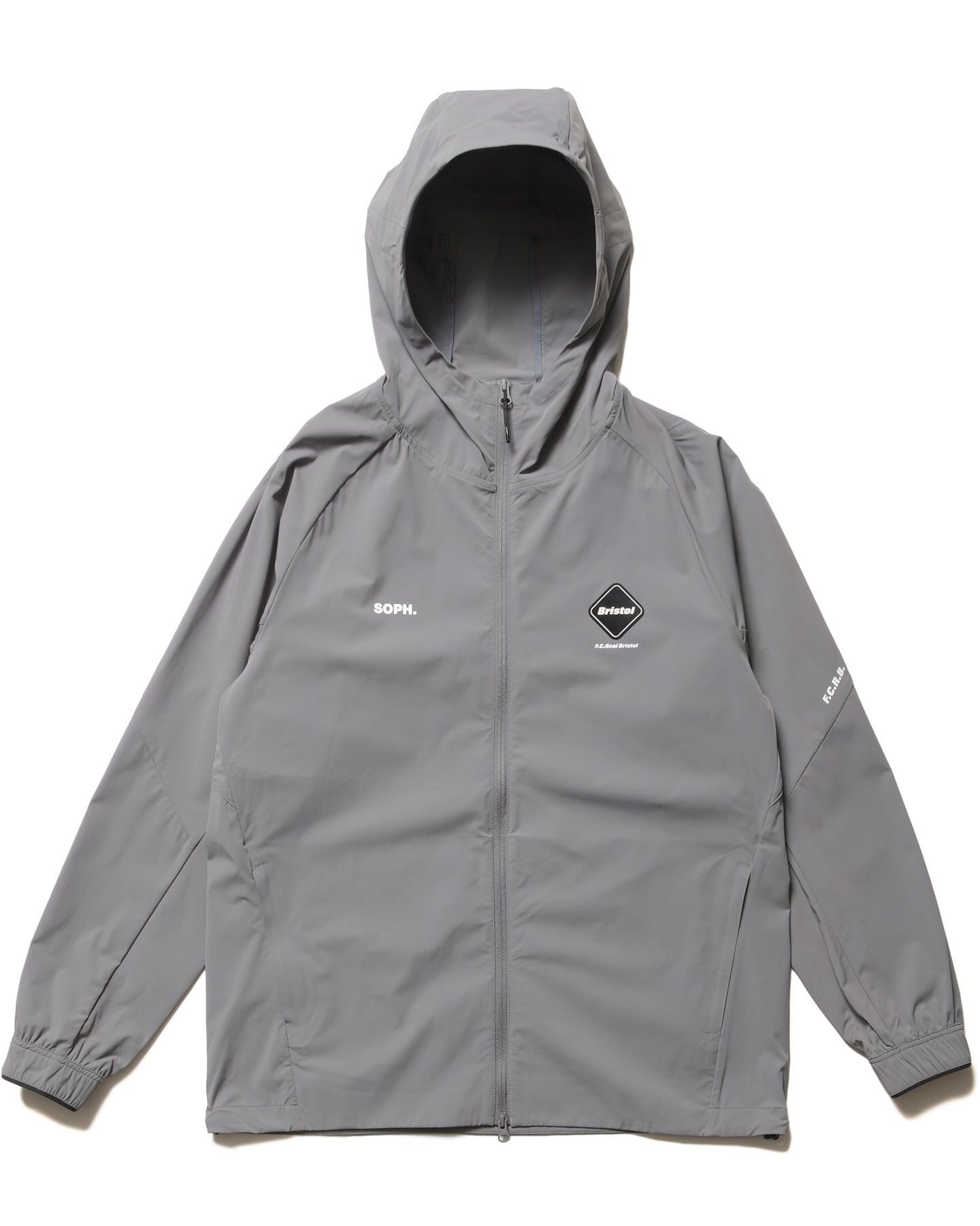 [Instock] F.C. Real Bristol FW25 4WAY STRETCH VENTILATION JACKET | GRAY