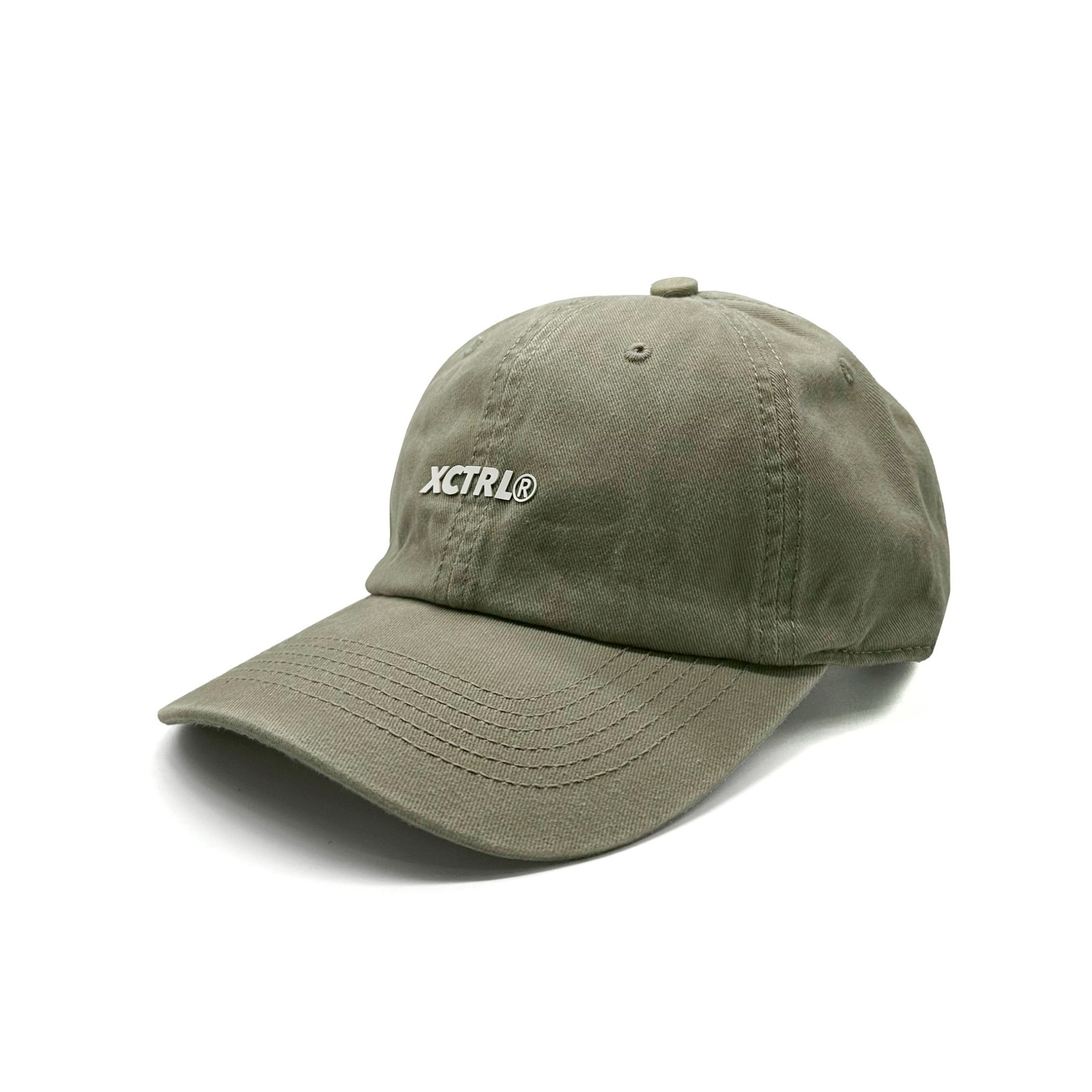 XCTRL 品牌LOGO彎帽-灰綠